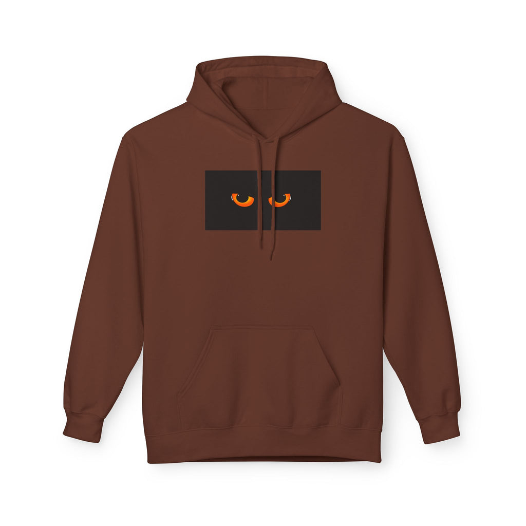 Hoodie - Peeking Cat Eyes Graphic Pullover