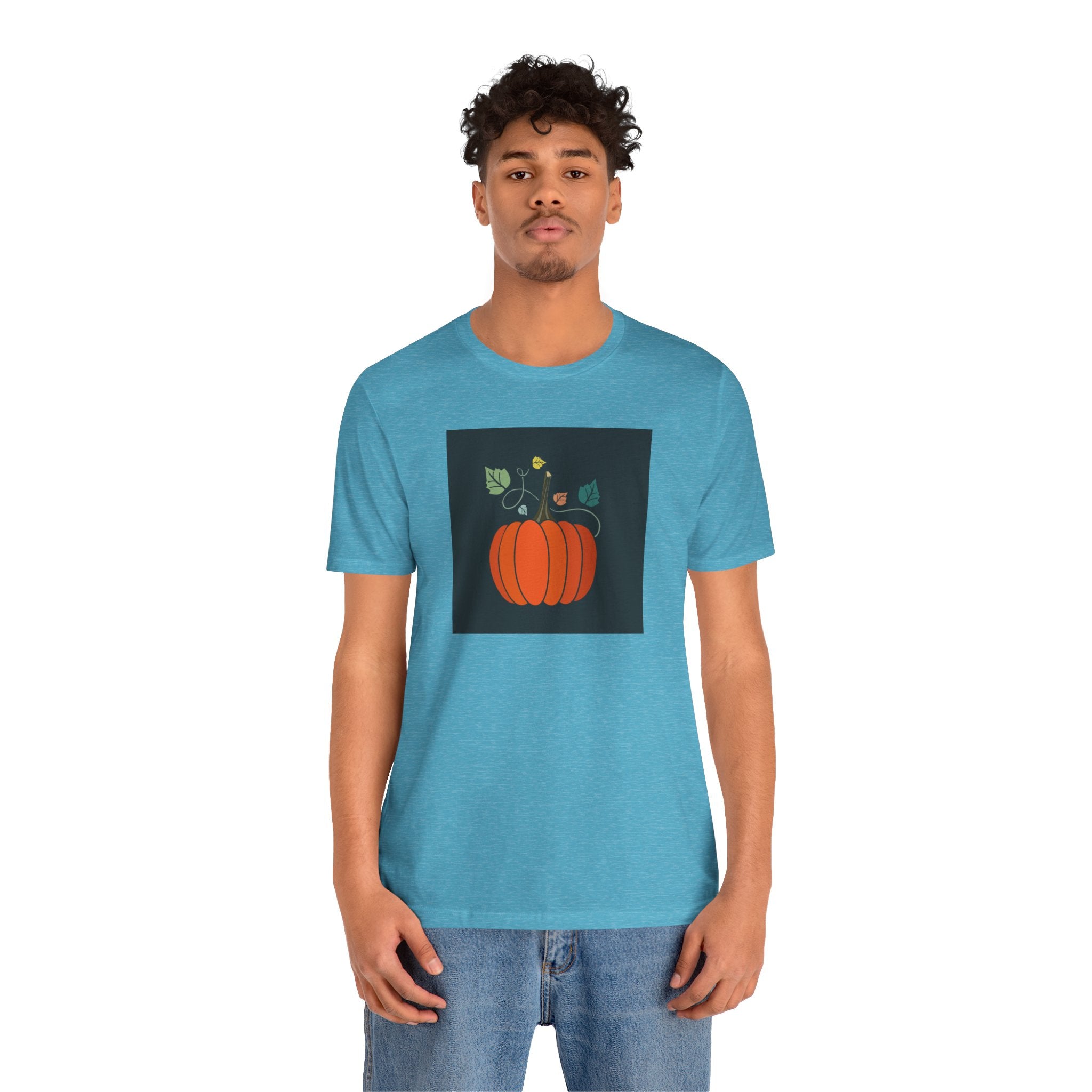 Pumpkin Illustration Tee — Autumn Pumpkin Graphic T-Shirt