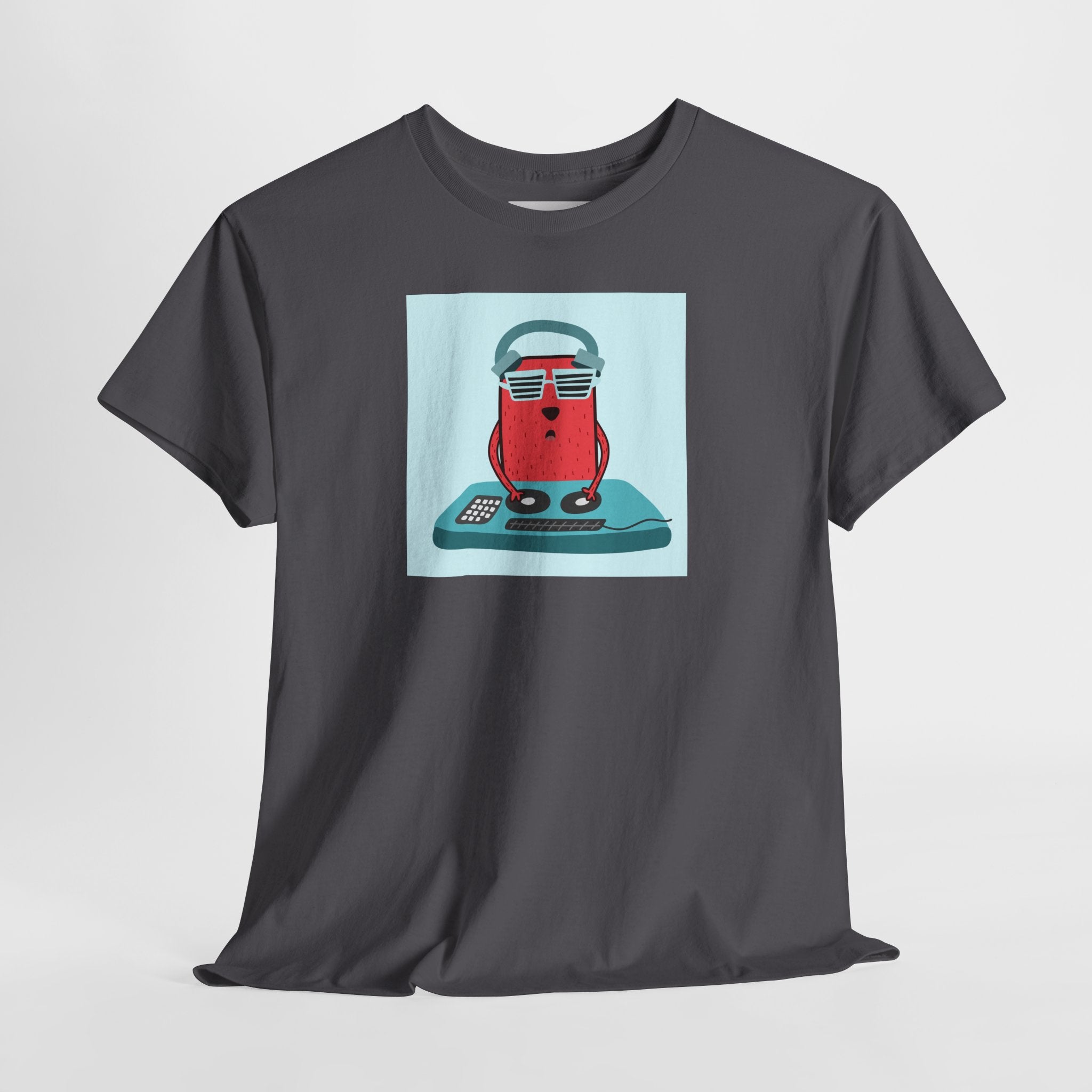 Retro Gamer Cat T-Shirt — Cute Cat with Headphones & Game Controller Tee