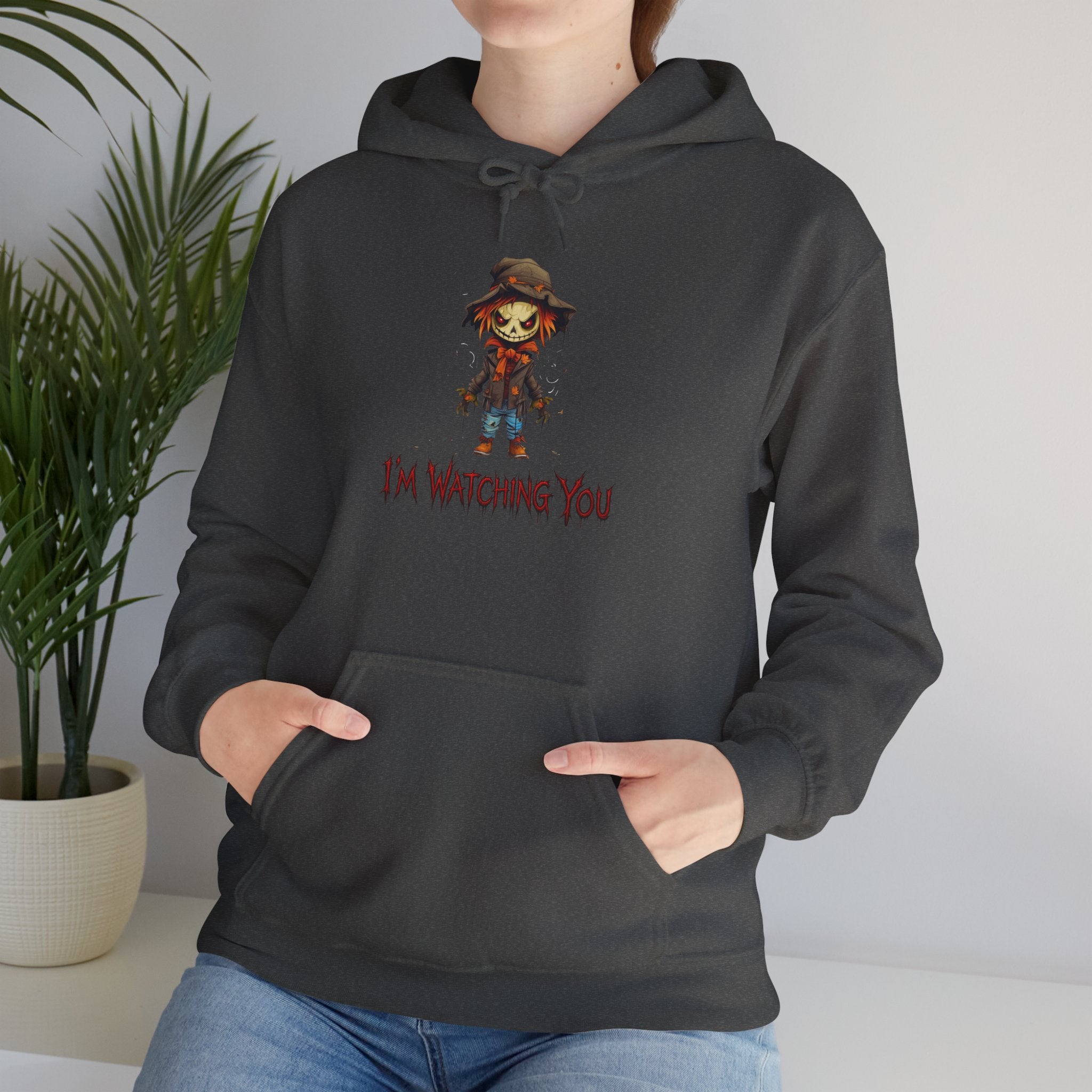 Scarecrow 'I'm Watching You' Hoodie — Cute Creepy Fall Pullover