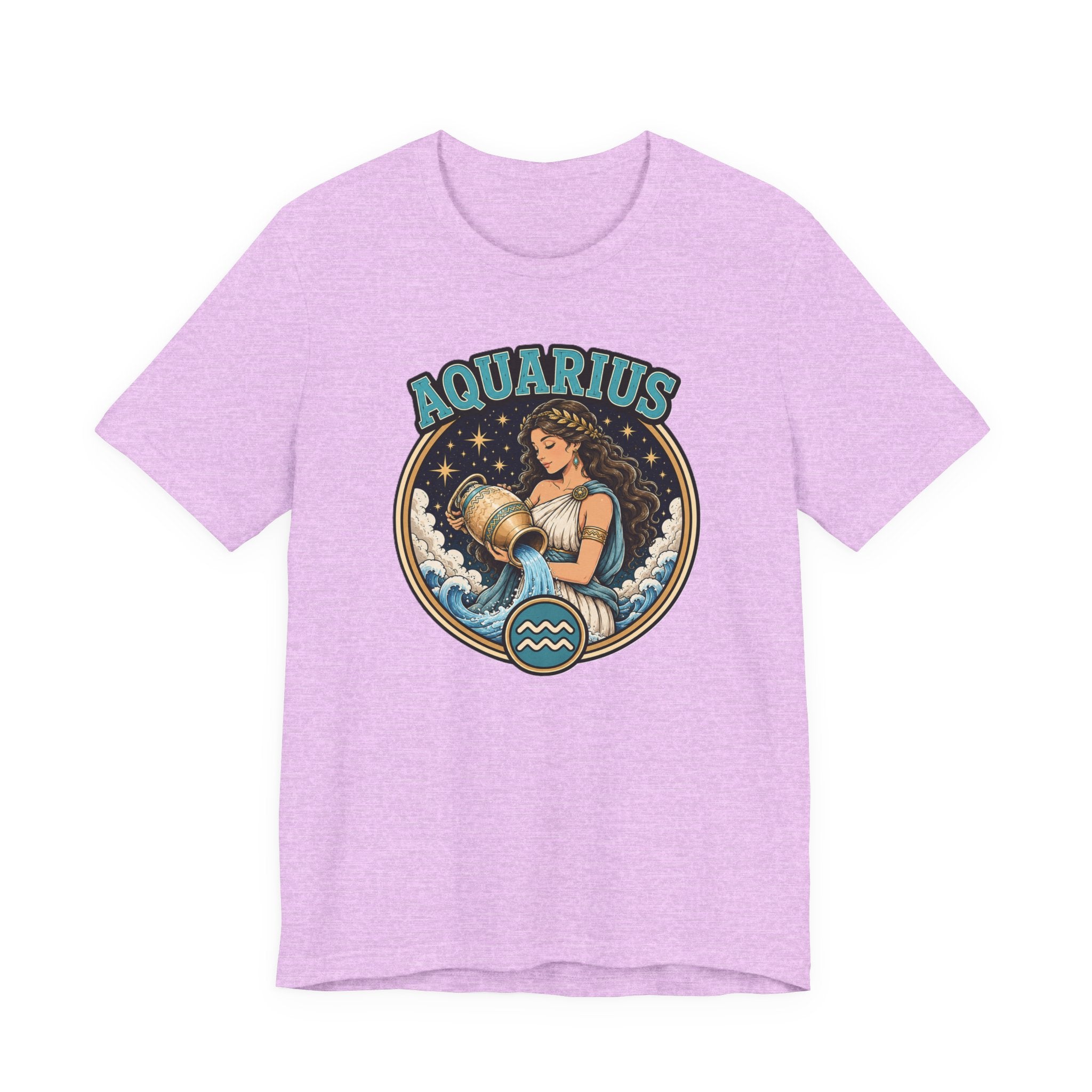 Aquarius Zodiac T-Shirt – Vintage Water-Bearer Astrology Tee