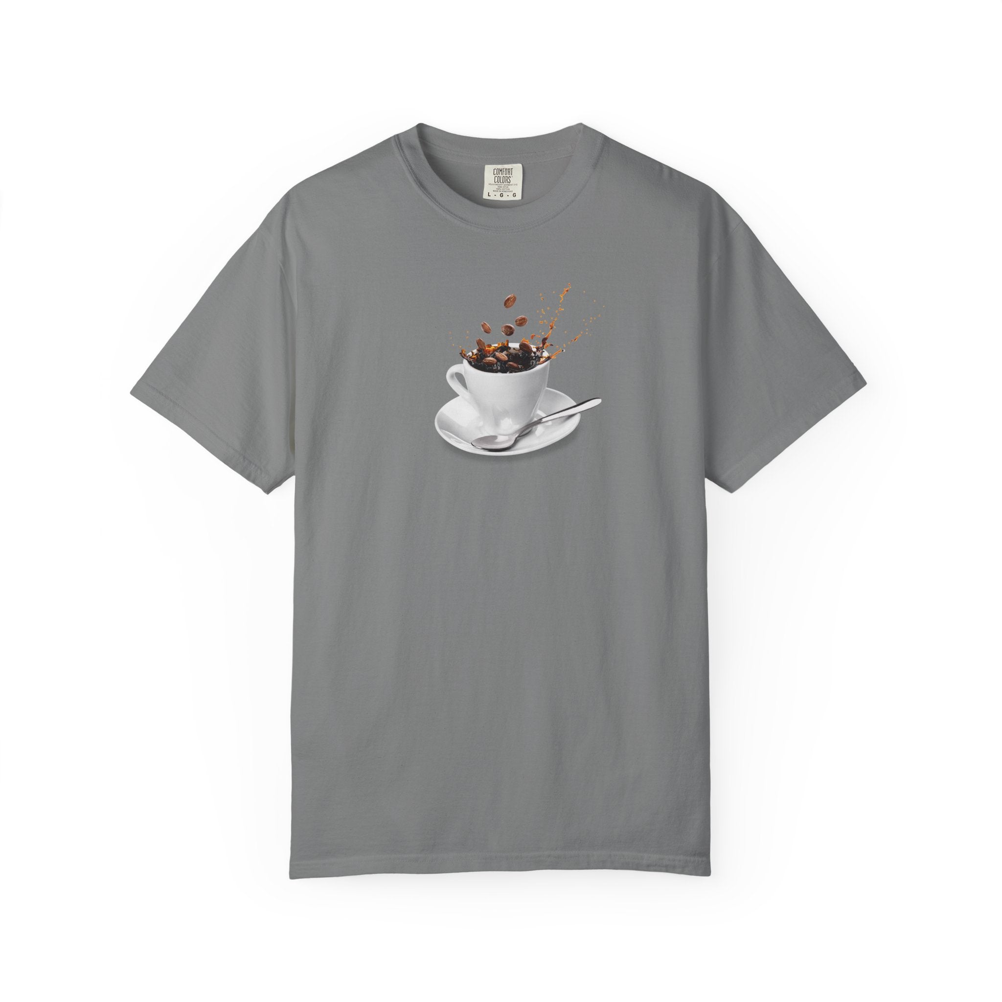 Coffee Splash T-Shirt — Espresso Cup Splash Graphic Tee