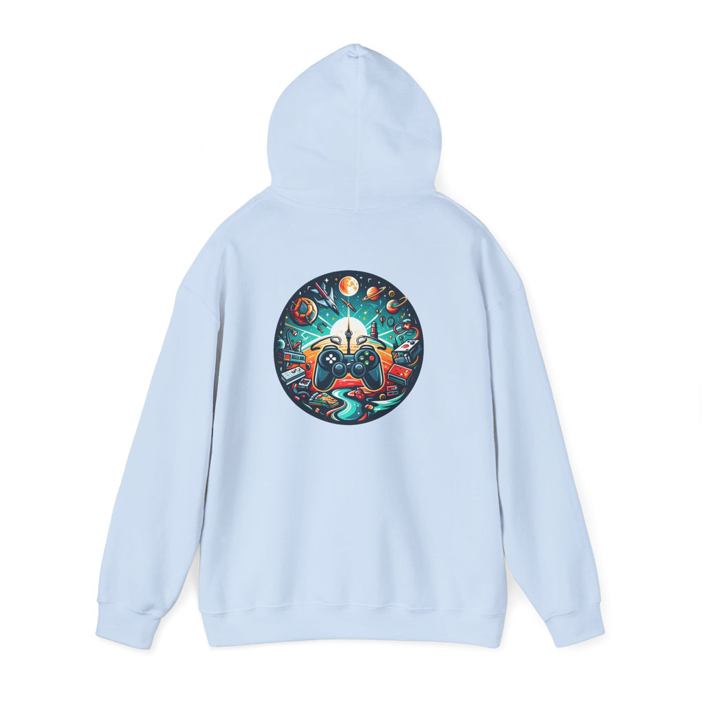 Hoodie — Retro Gaming Galaxy Graphic Pullover