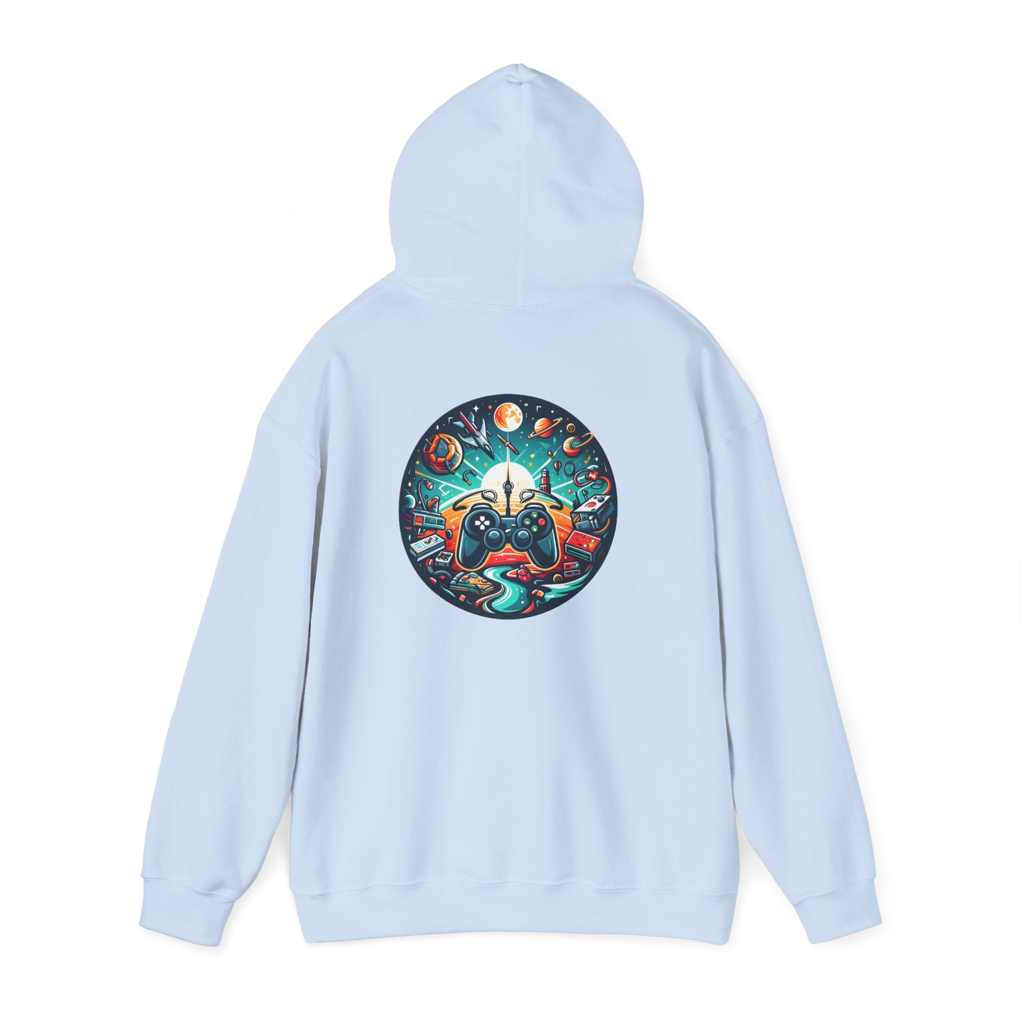 Hoodie — Retro Gaming Galaxy Graphic Pullover
