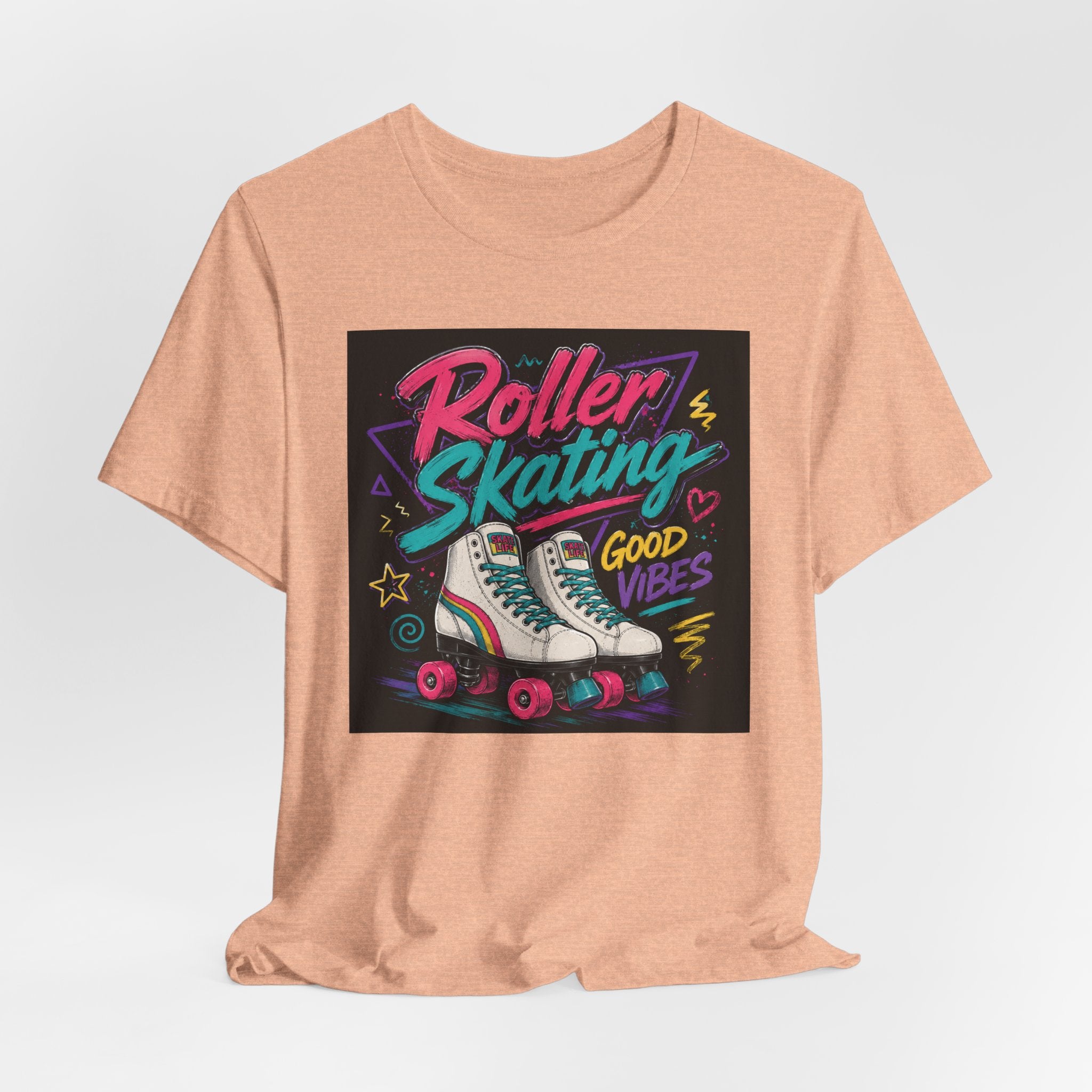 Roller Skating Good Vibes Tee