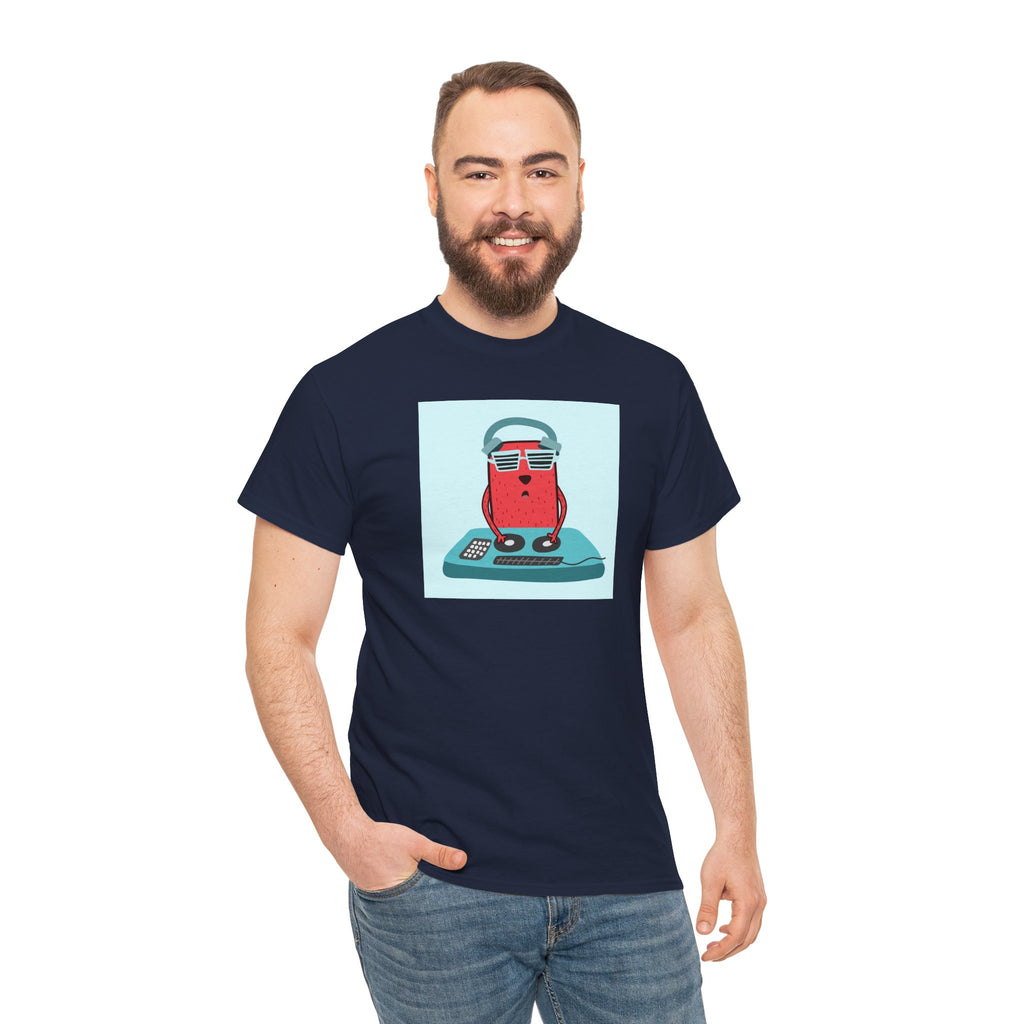 Retro Gamer Cat T-Shirt — Cute Cat with Headphones & Game Controller Tee