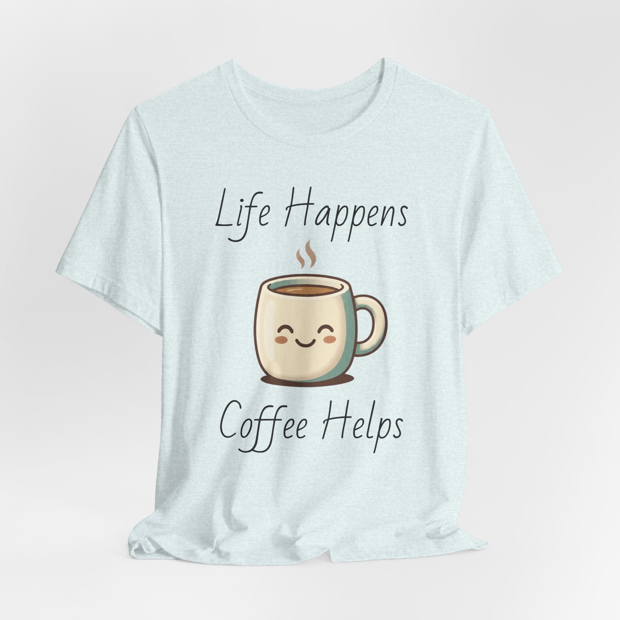 Coffee Cup Tee — Cute Steaming Coffee Graphic T-Shirt