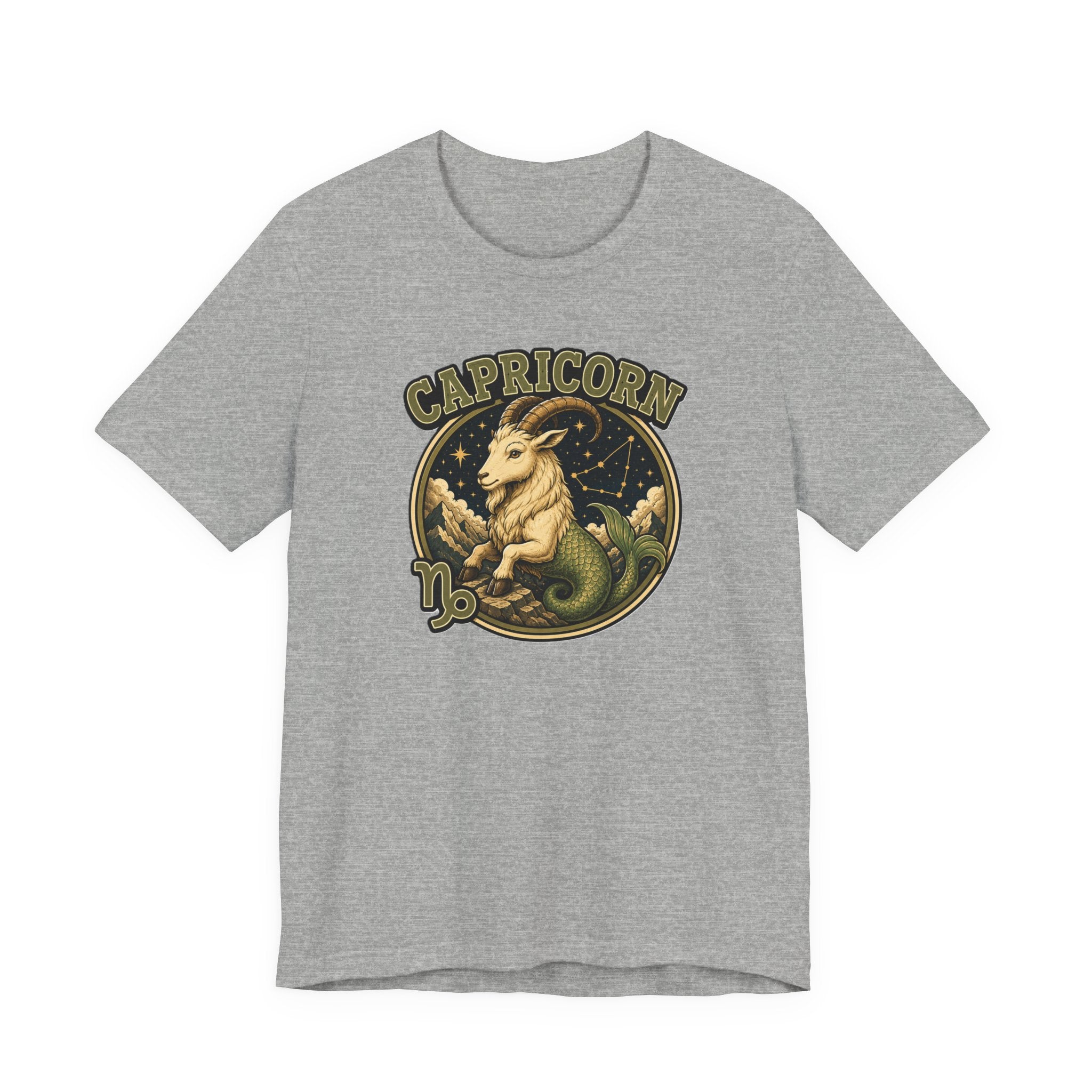 Capricorn Zodiac T‑Shirt – Vintage Goat Astrology Tee