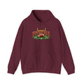 Football Field Graphic Hoodie – Retro Goalposts & “Football” Logo