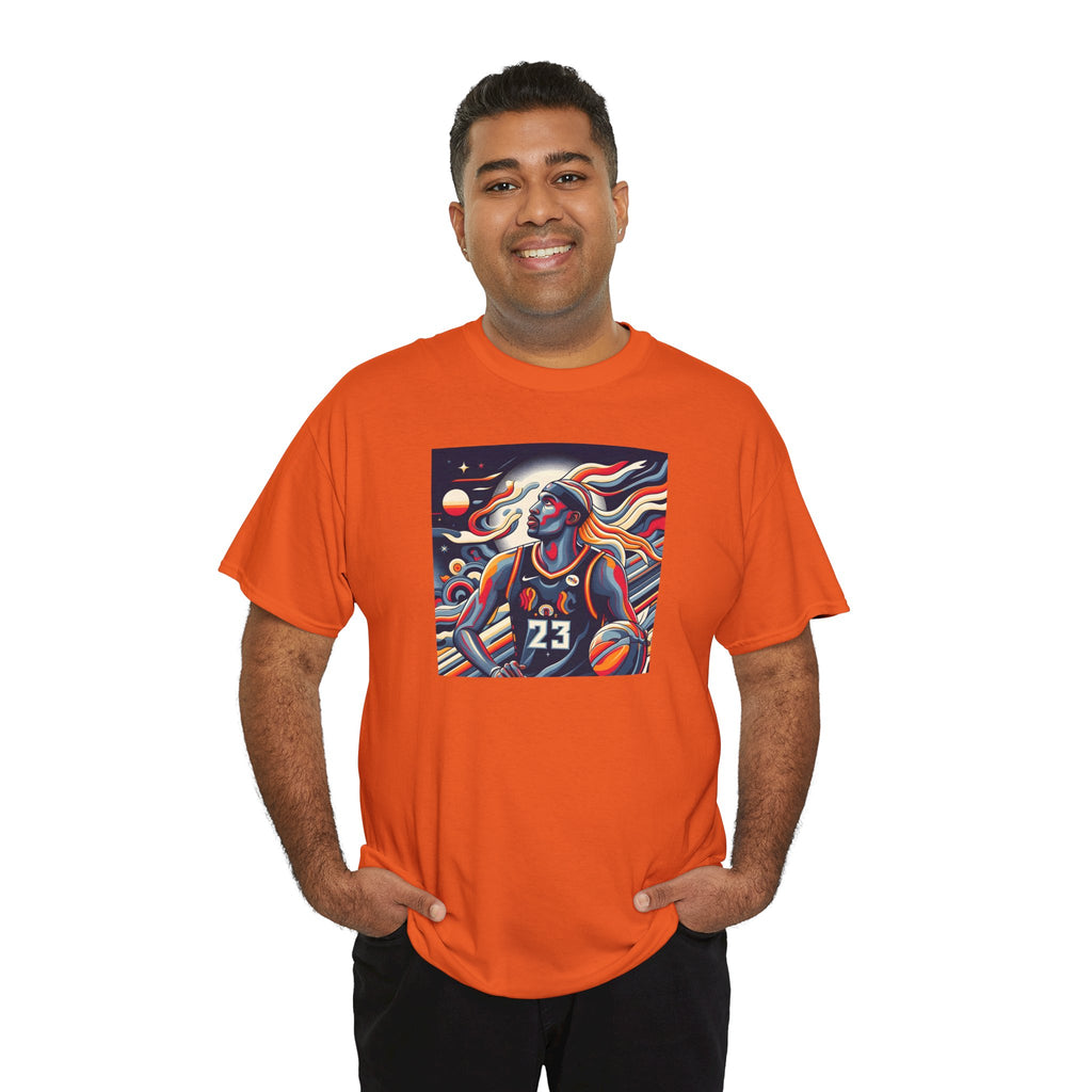 Basketball Art Tee — Abstract Player Illustration ("23")
