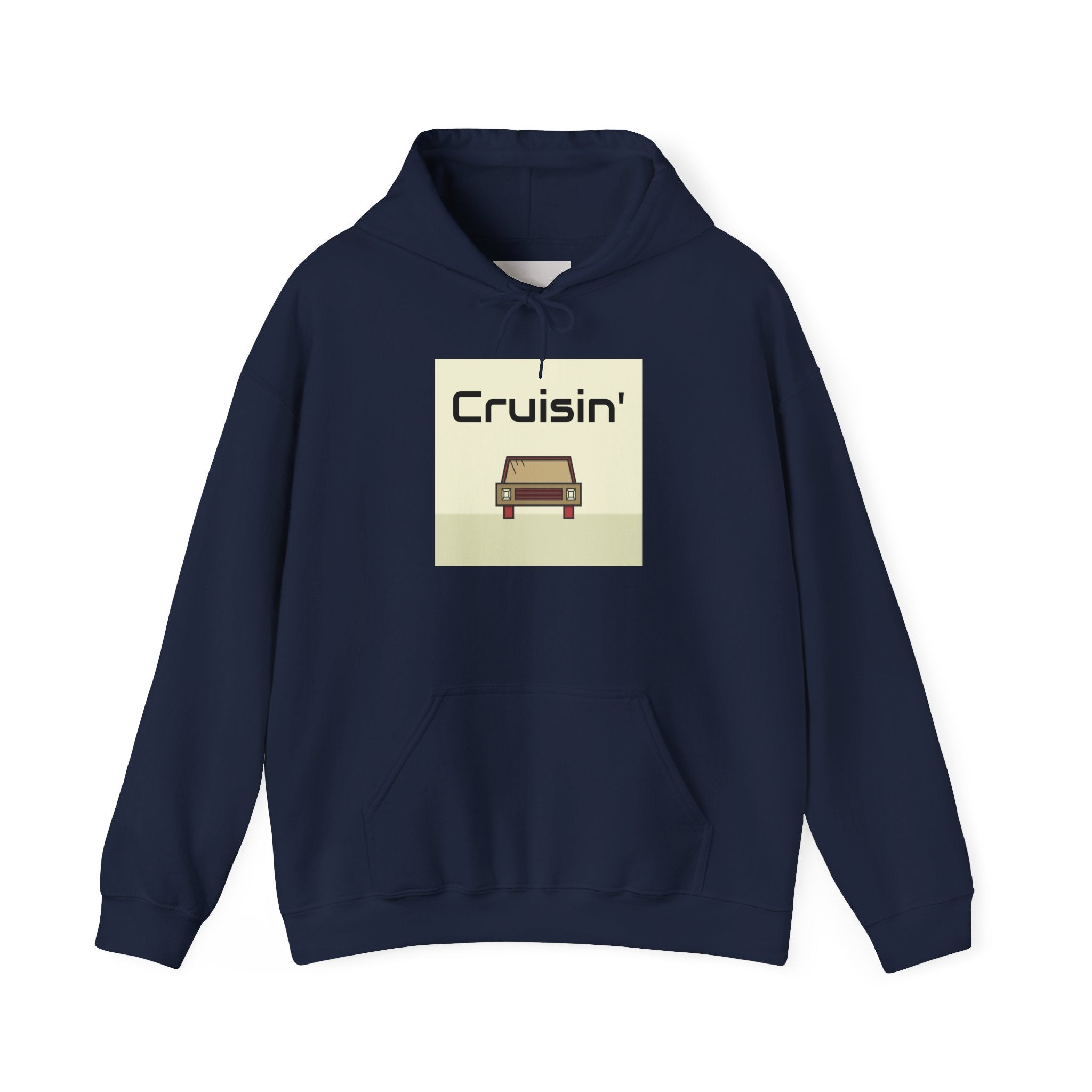 Cruisin' Retro Car Hoodie – Vintage Drive Graphic Sweatshirt