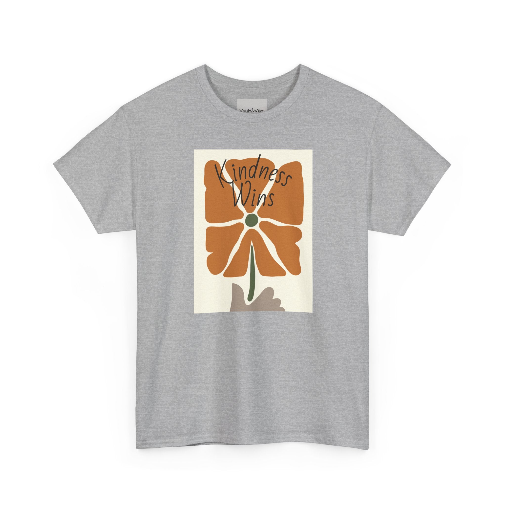Kindness Wins T‑Shirt — Retro Floral Graphic Tee
