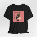 Find Your Happy Tee — Positive Graphic T‑Shirt with Illustrated Girl