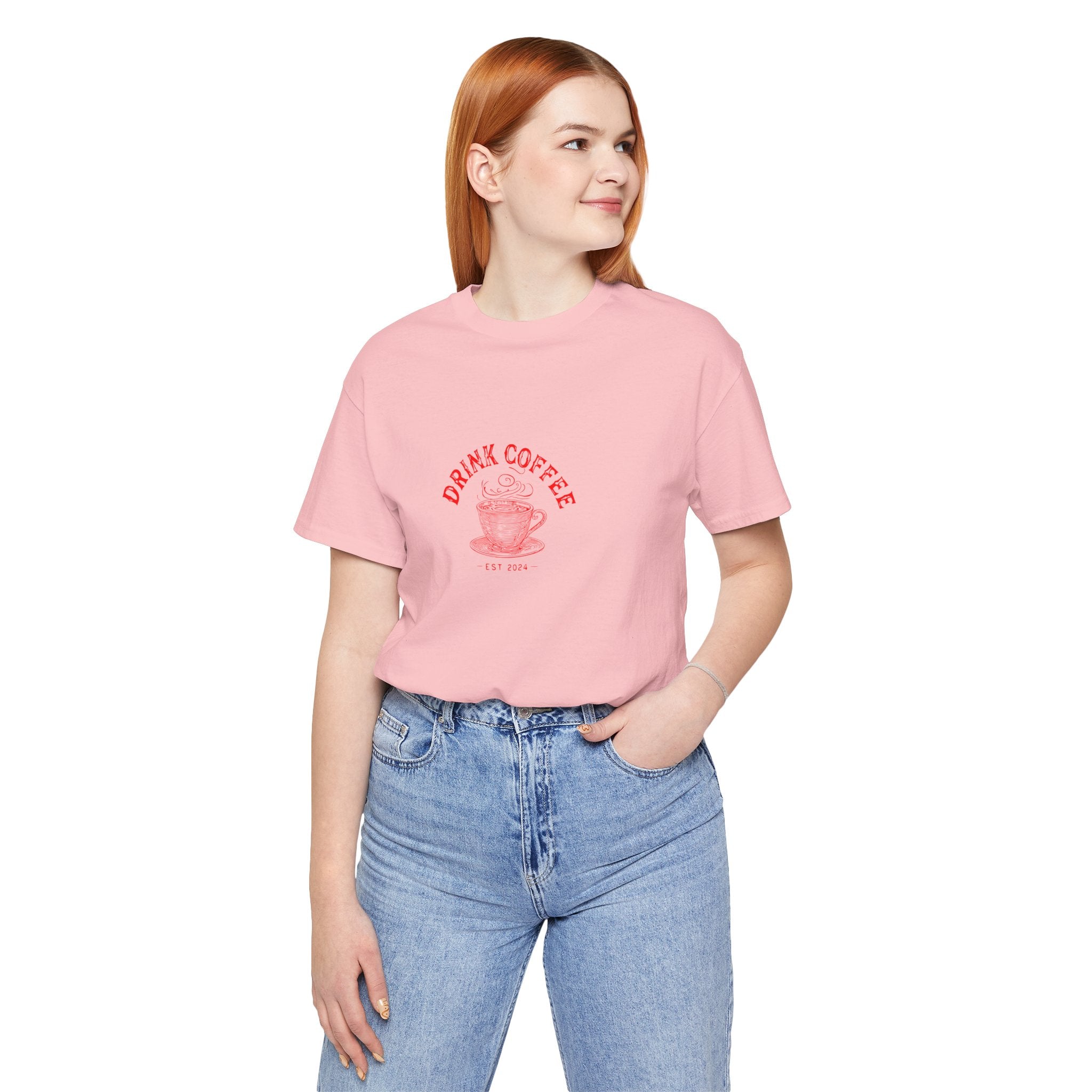 Coffee Lover Tee — "Drink Coffee" Vintage Cup Graphic T-Shirt