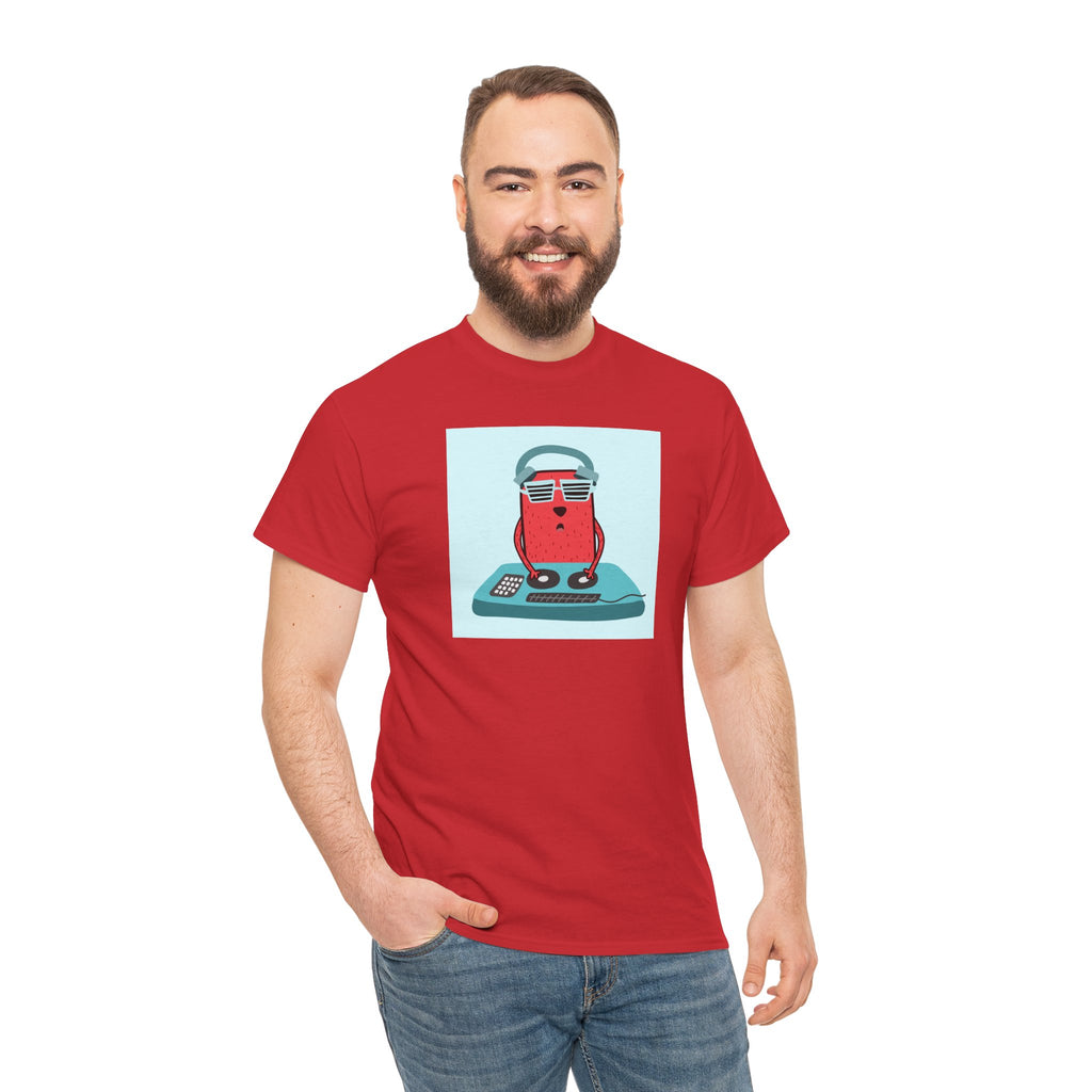 Retro Gamer Cat T-Shirt — Cute Cat with Headphones & Game Controller Tee