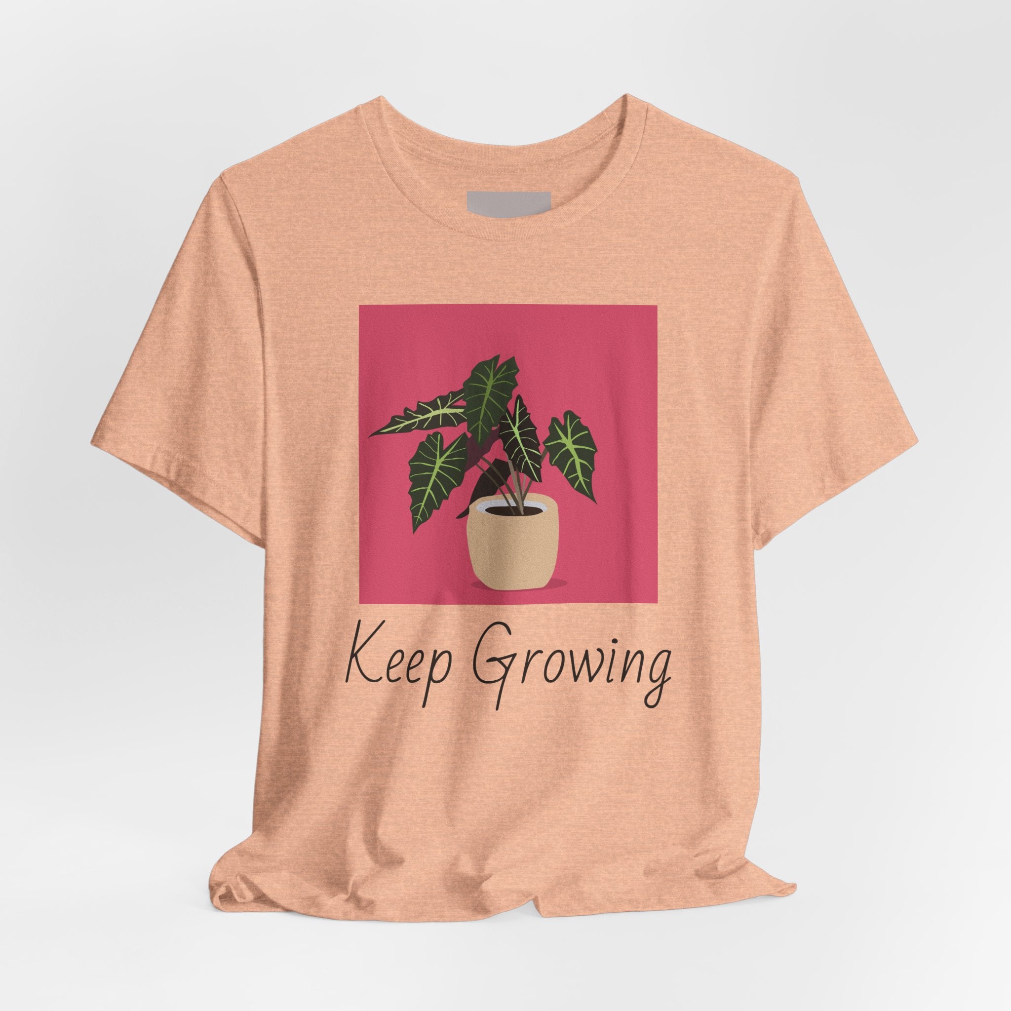Keep Growing Plant Tee — Botanical Graphic T‑Shirt