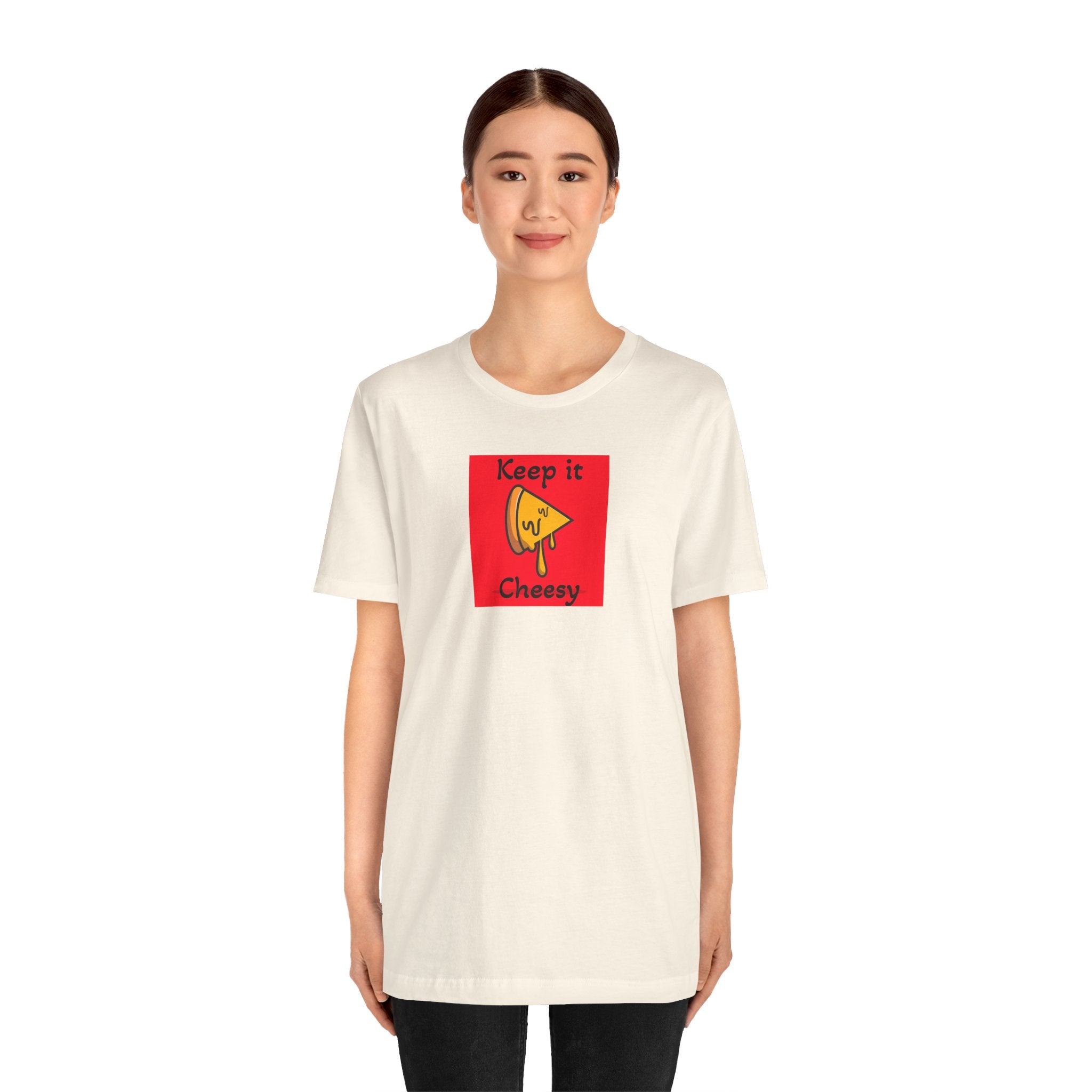 Keep It Cheesy T-Shirt — Funny Grilled Cheese Graphic Tee