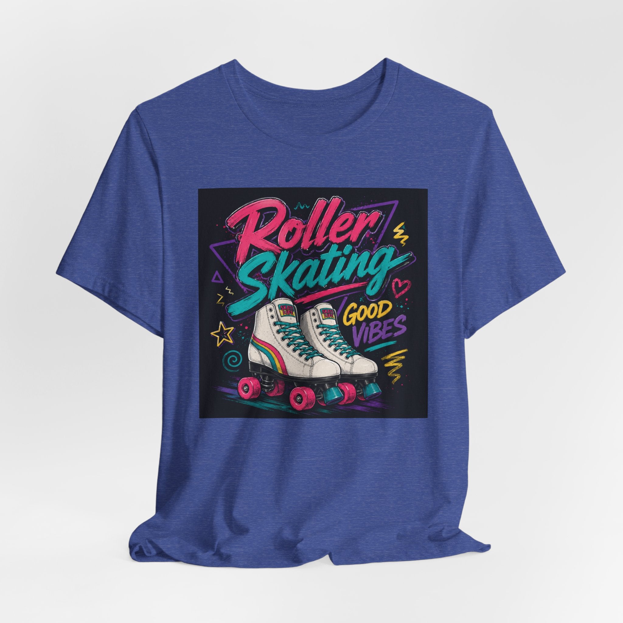 Roller Skating Good Vibes Tee