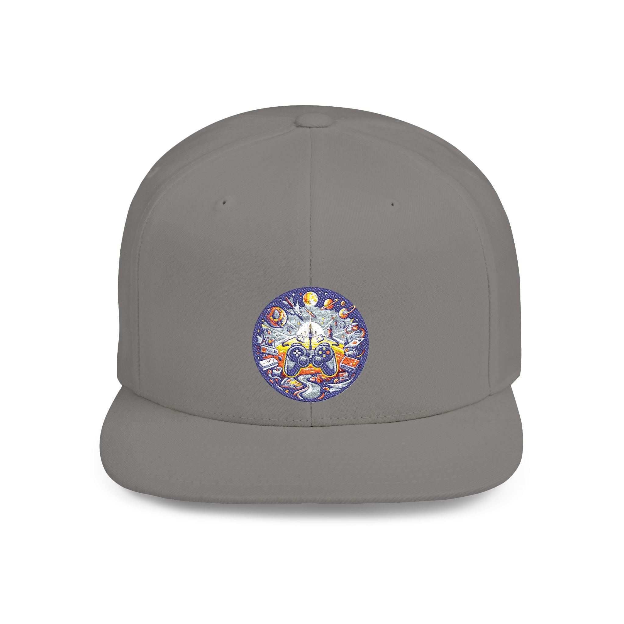 Embroidered Cosmic Gamer Snapback Hat
