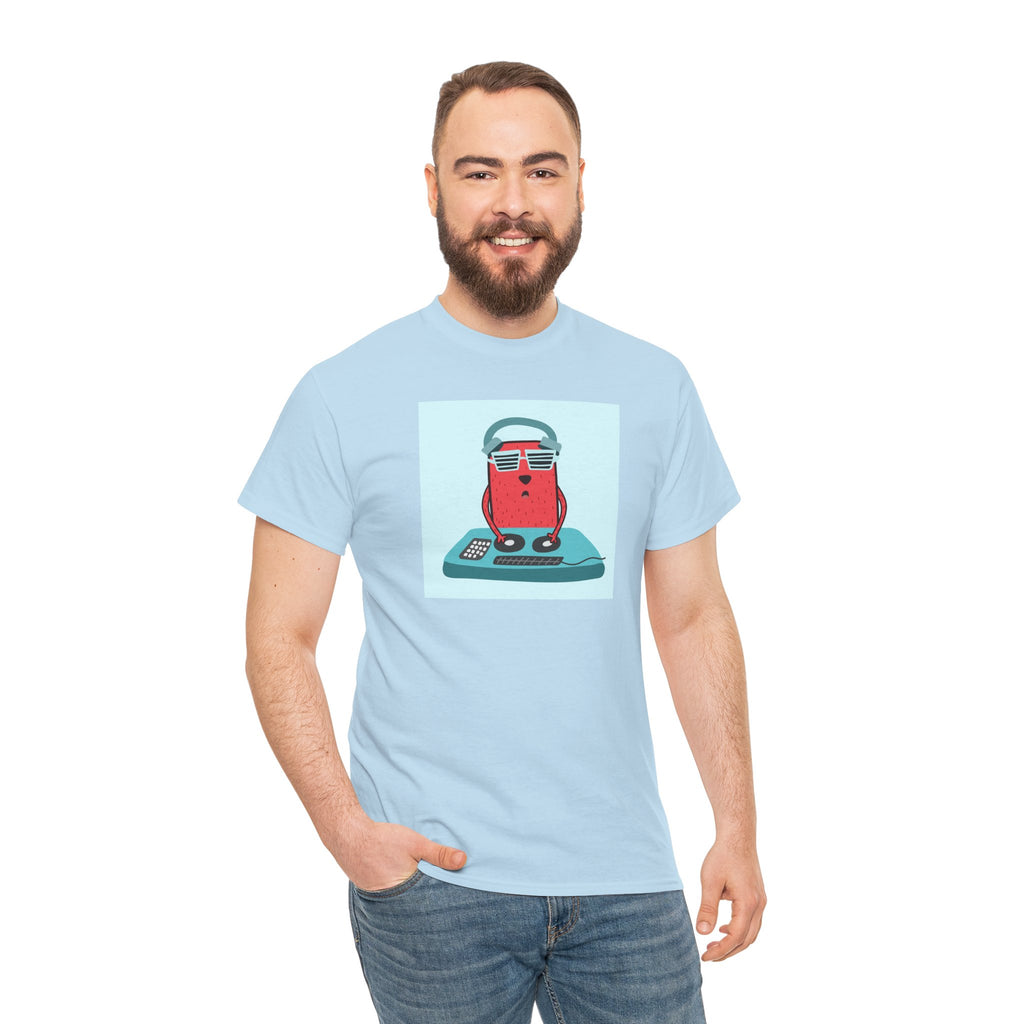 Retro Gamer Cat T-Shirt — Cute Cat with Headphones & Game Controller Tee
