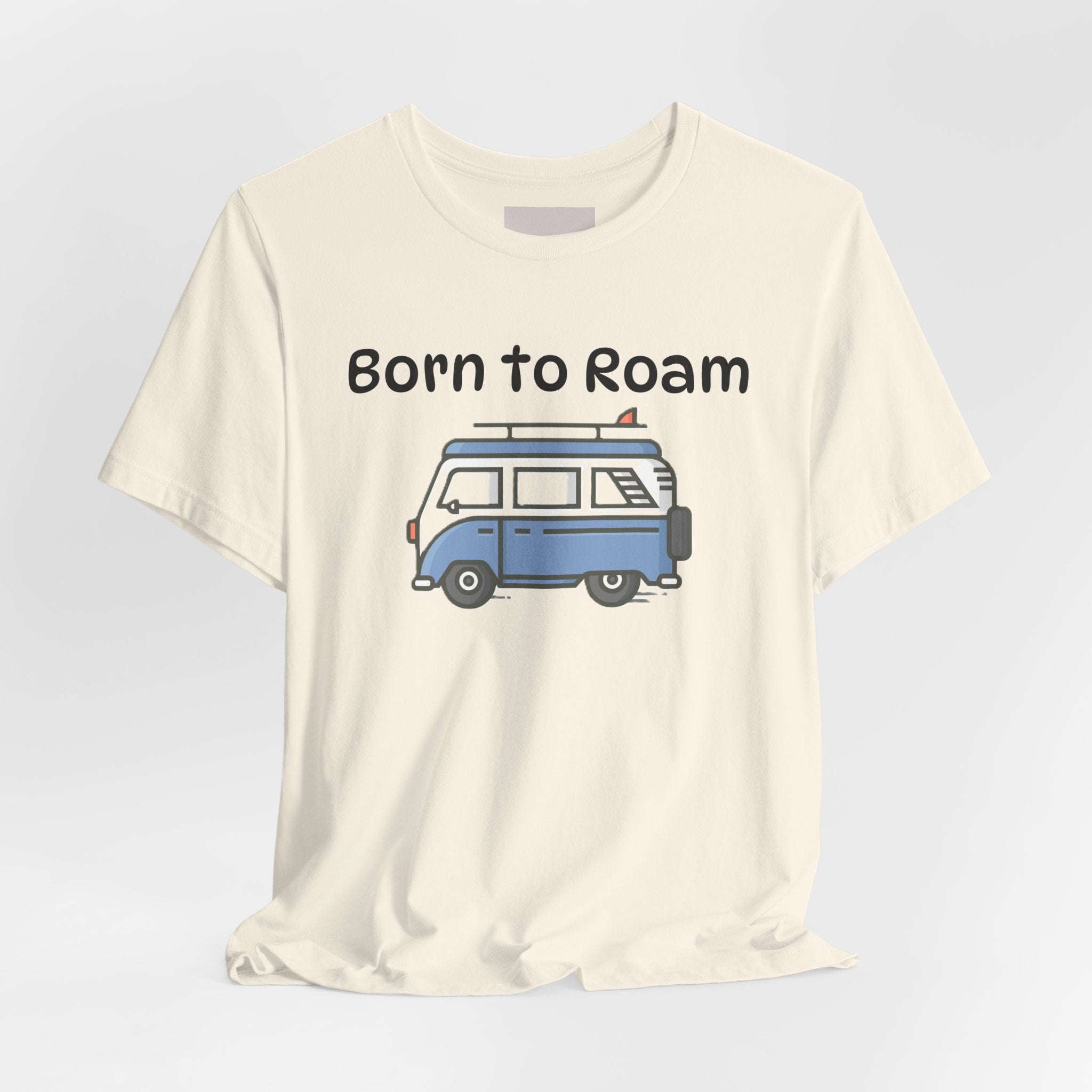Born to Roam Camper Van Tee — Adventure Travel Graphic T-Shirt