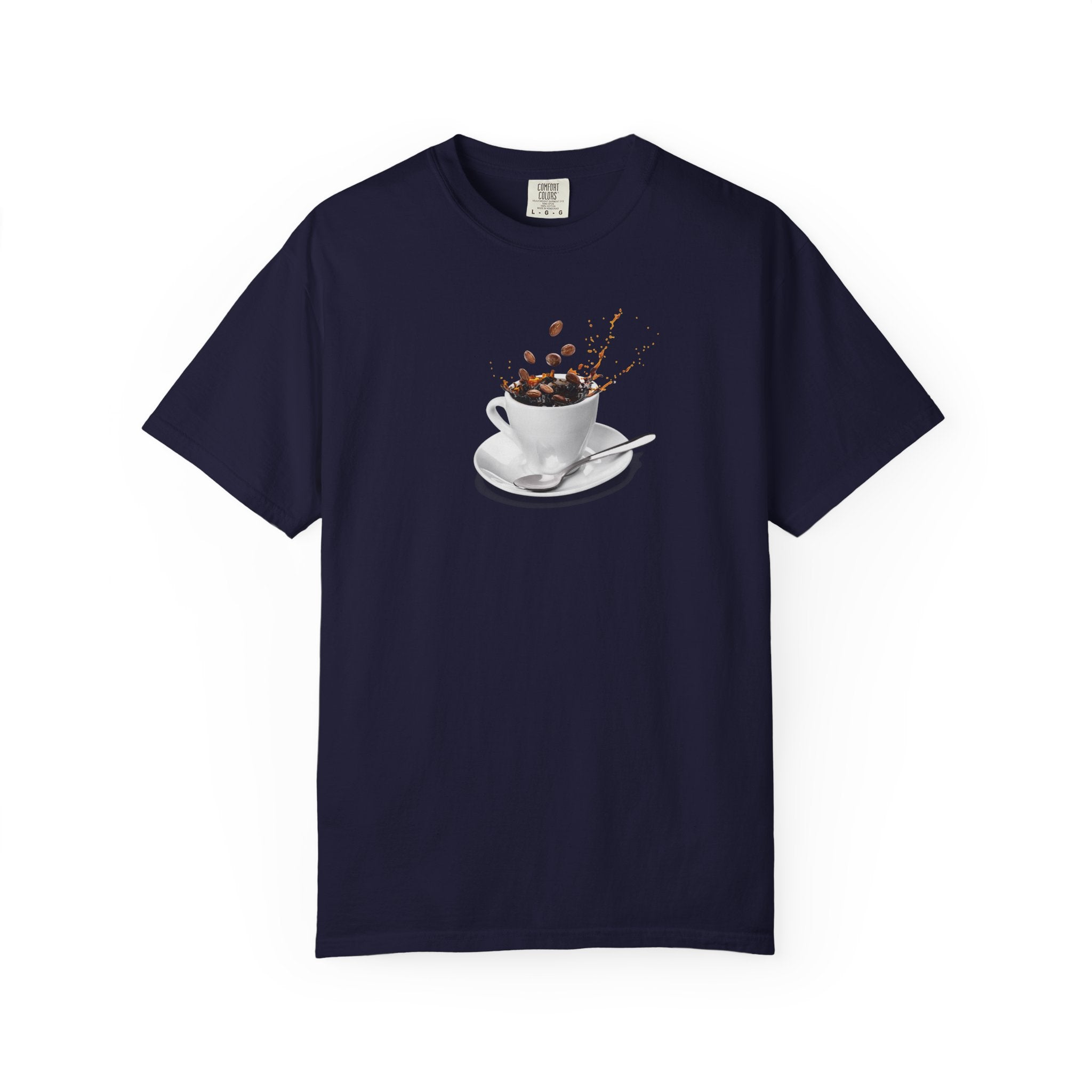 Coffee Splash T-Shirt — Espresso Cup Splash Graphic Tee