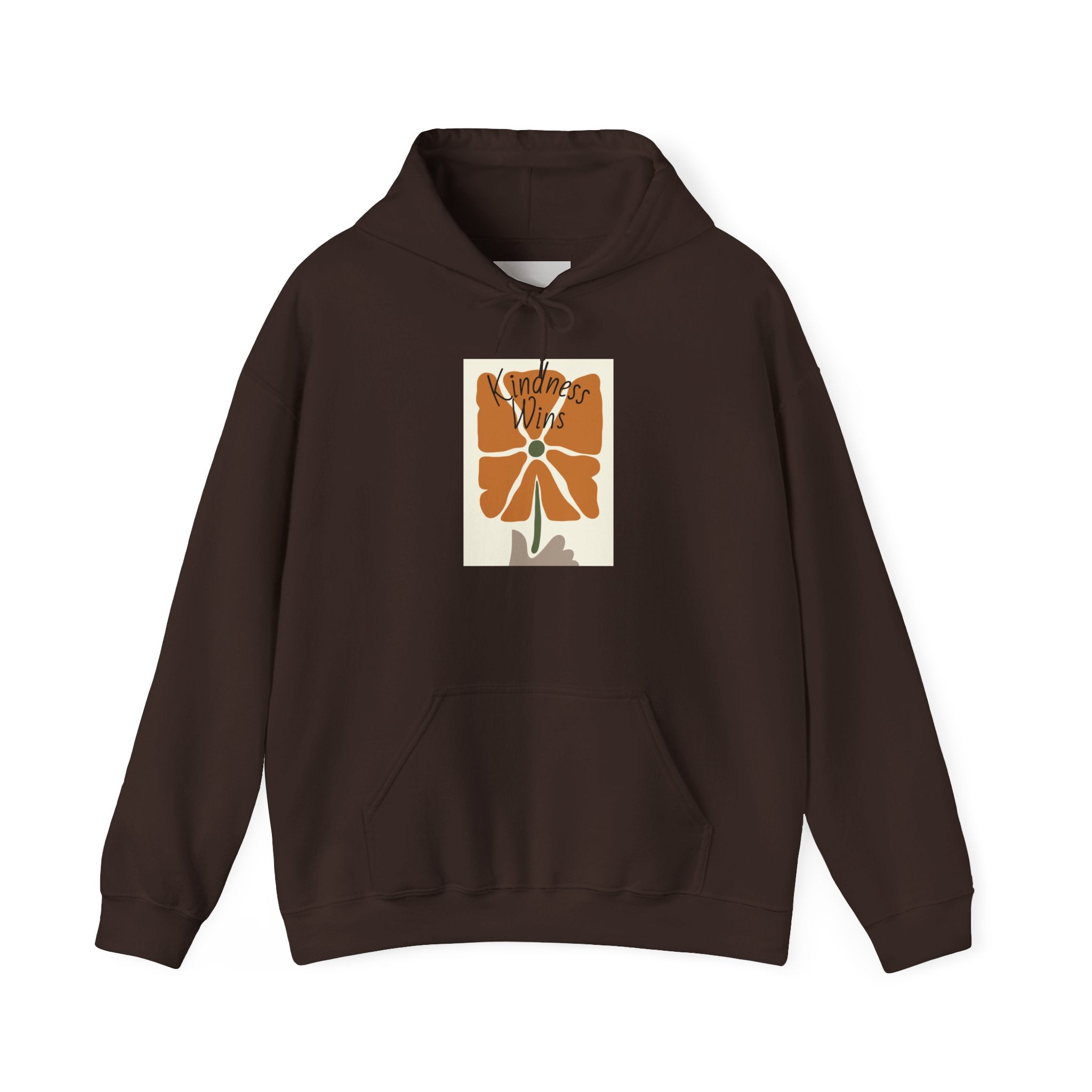 Hoodie — Autumn Bloom Floral Graphic "Calm in Color" Sweatshirt