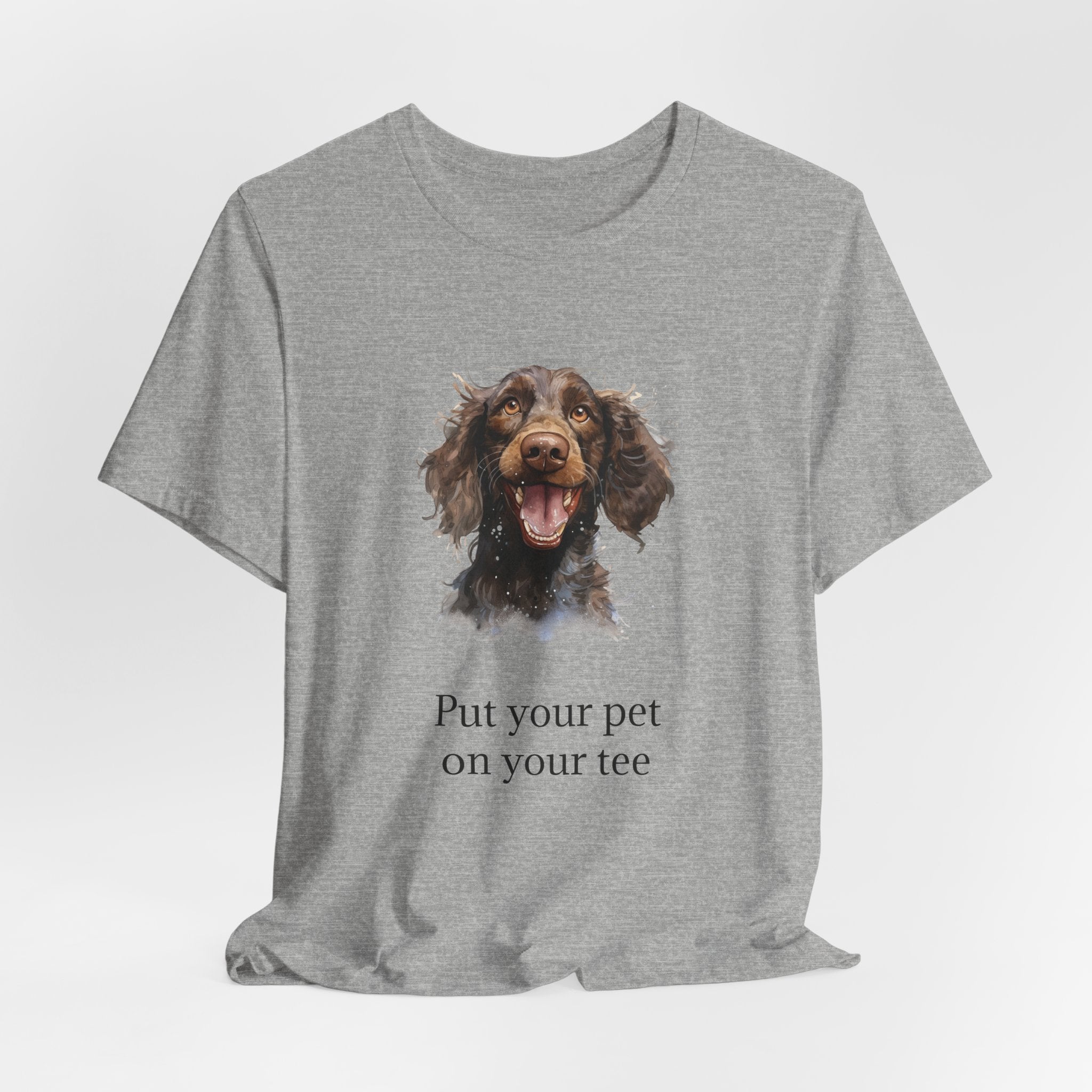 Dog Portrait Tee — "Put Your Pet on Your Tee" Short Sleeve Shirt
