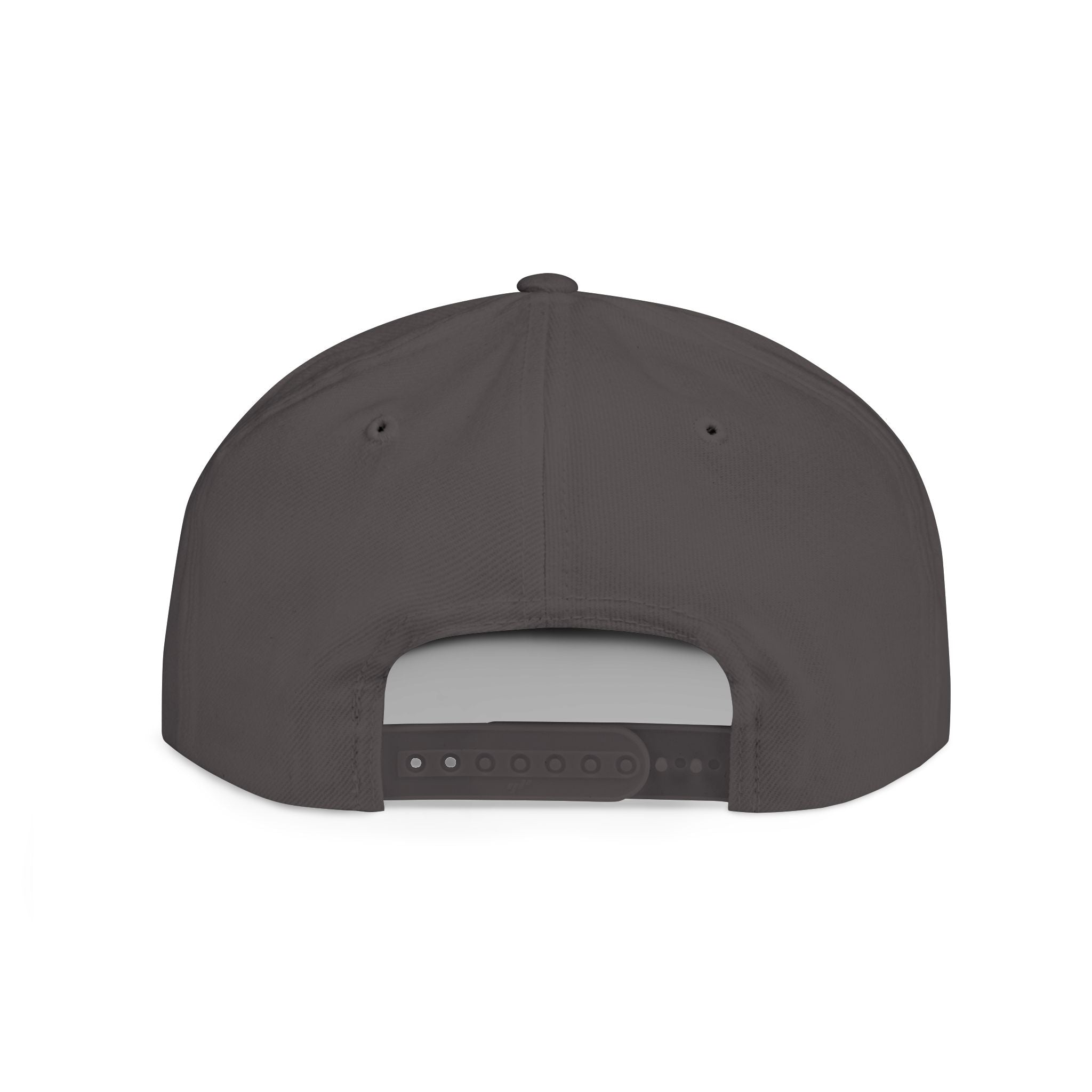Snapback Hat — Retro Cosmic Basketball Graphic Flat Bill Cap