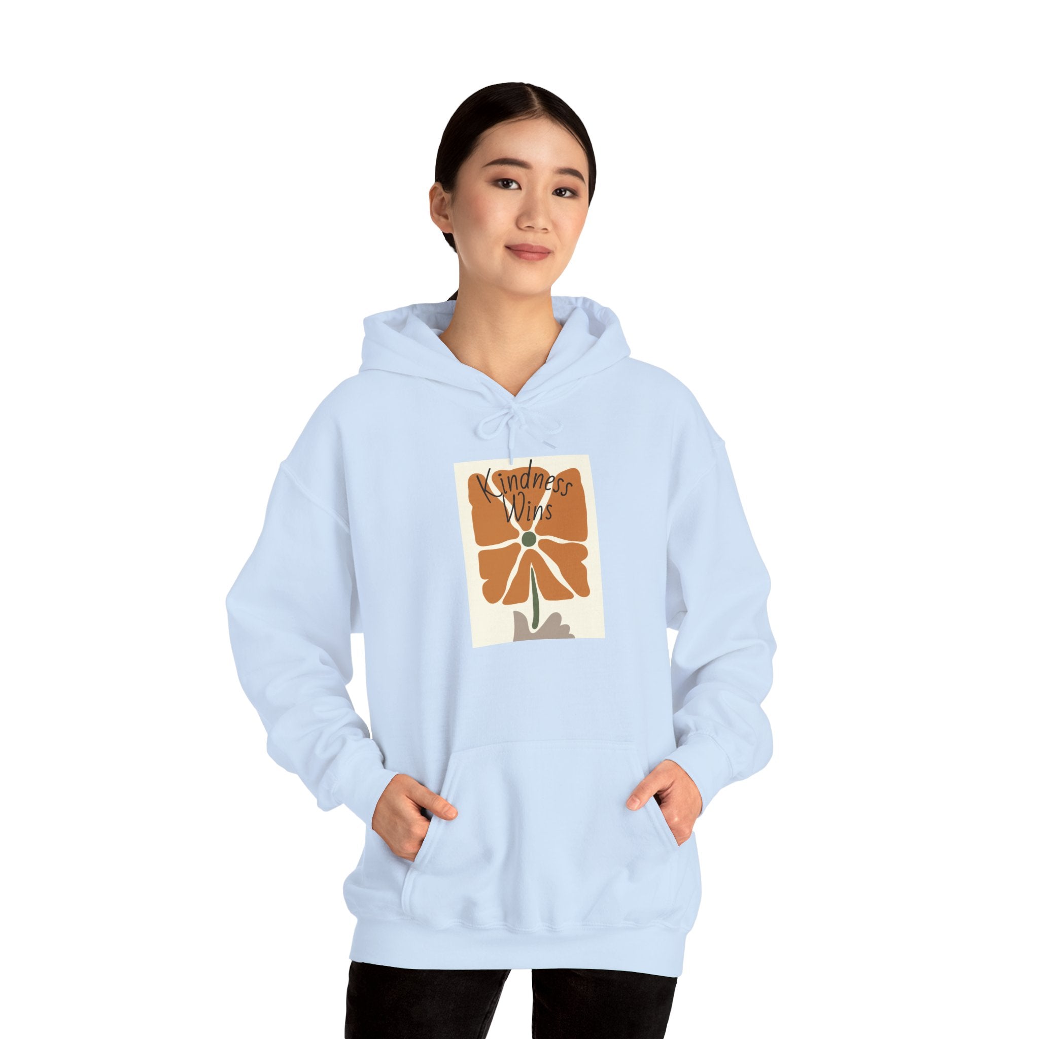 Hoodie — Autumn Bloom Floral Graphic "Calm in Color" Sweatshirt