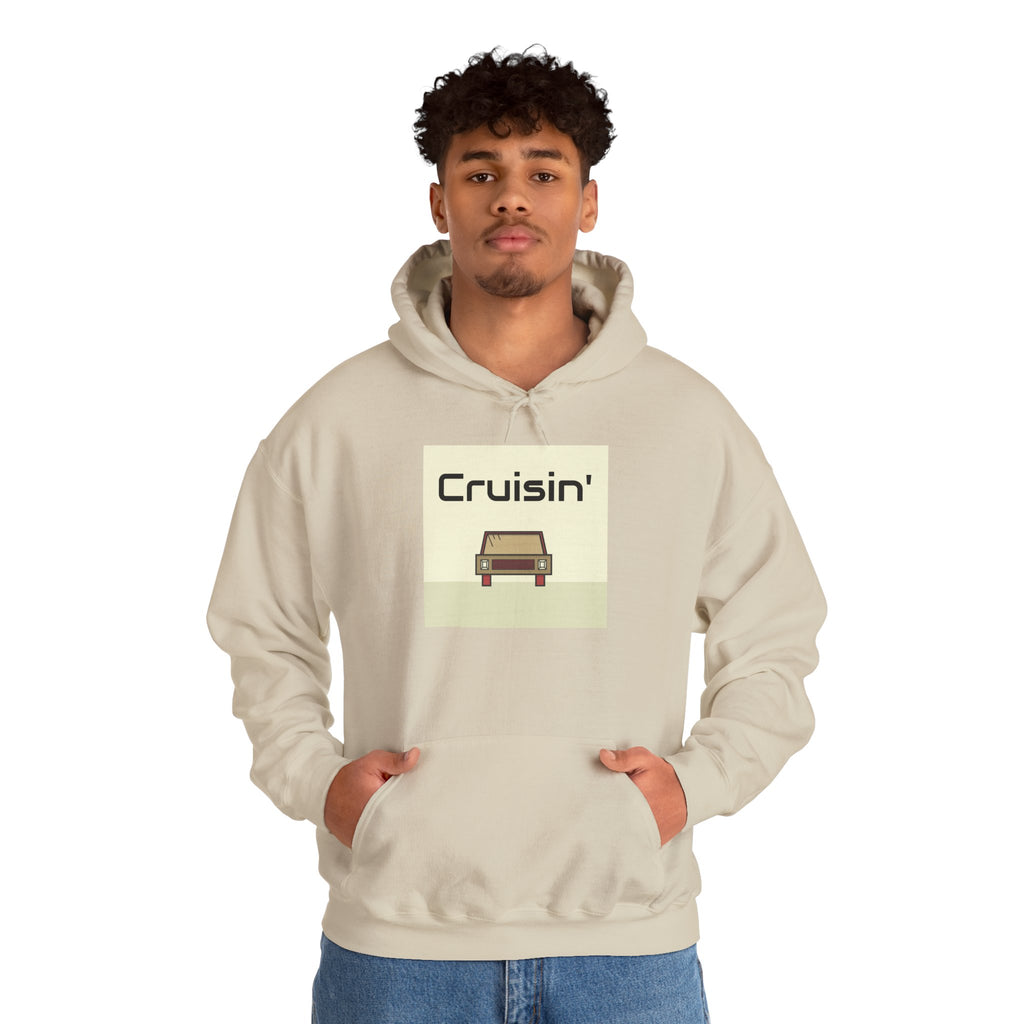 Cruisin' Retro Car Hoodie – Vintage Drive Graphic Sweatshirt