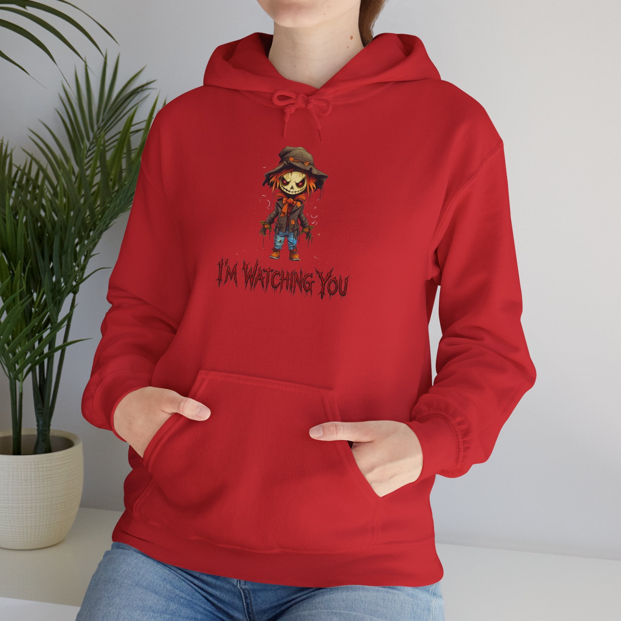Scarecrow 'I'm Watching You' Hoodie — Cute Creepy Fall Pullover