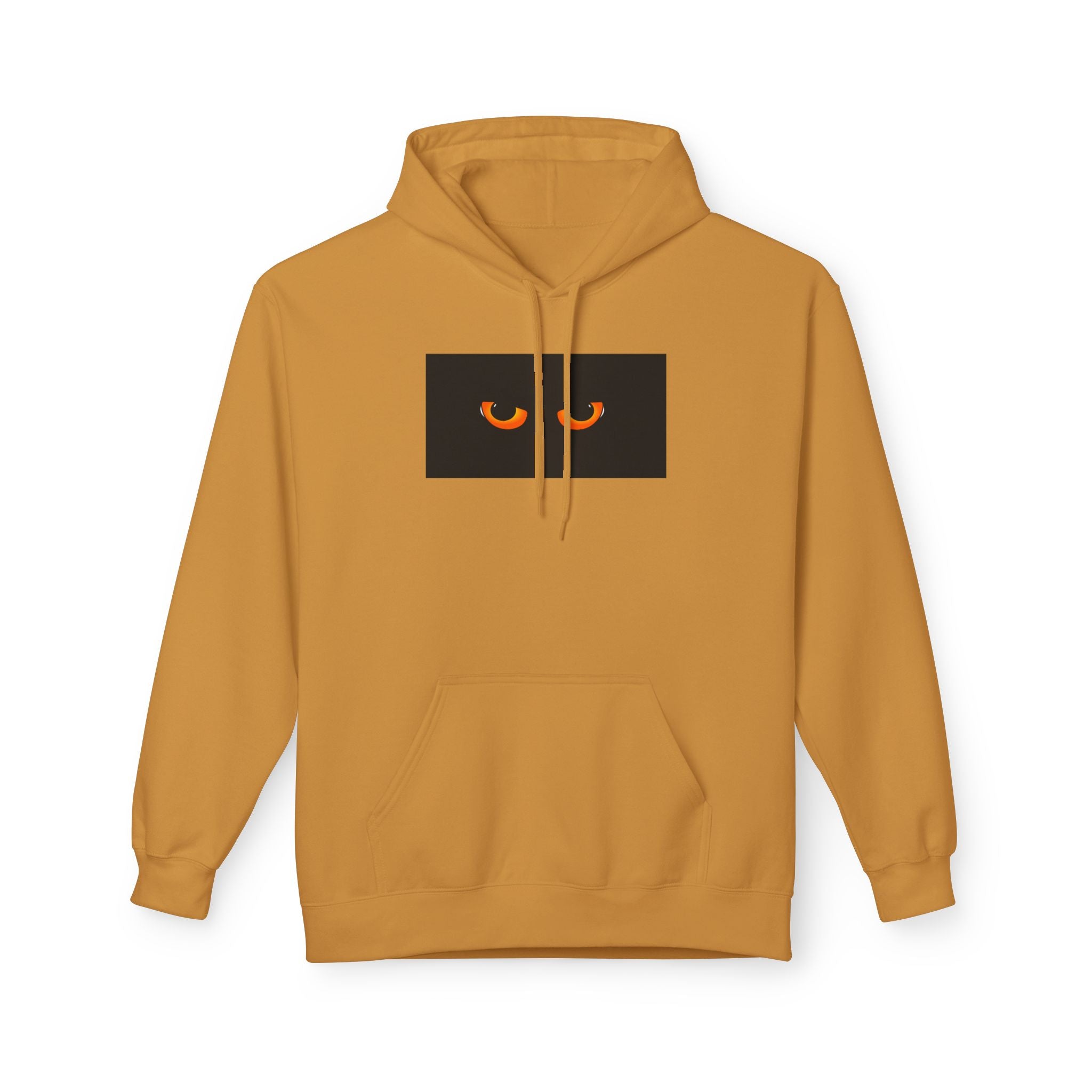 Hoodie - Peeking Cat Eyes Graphic Pullover