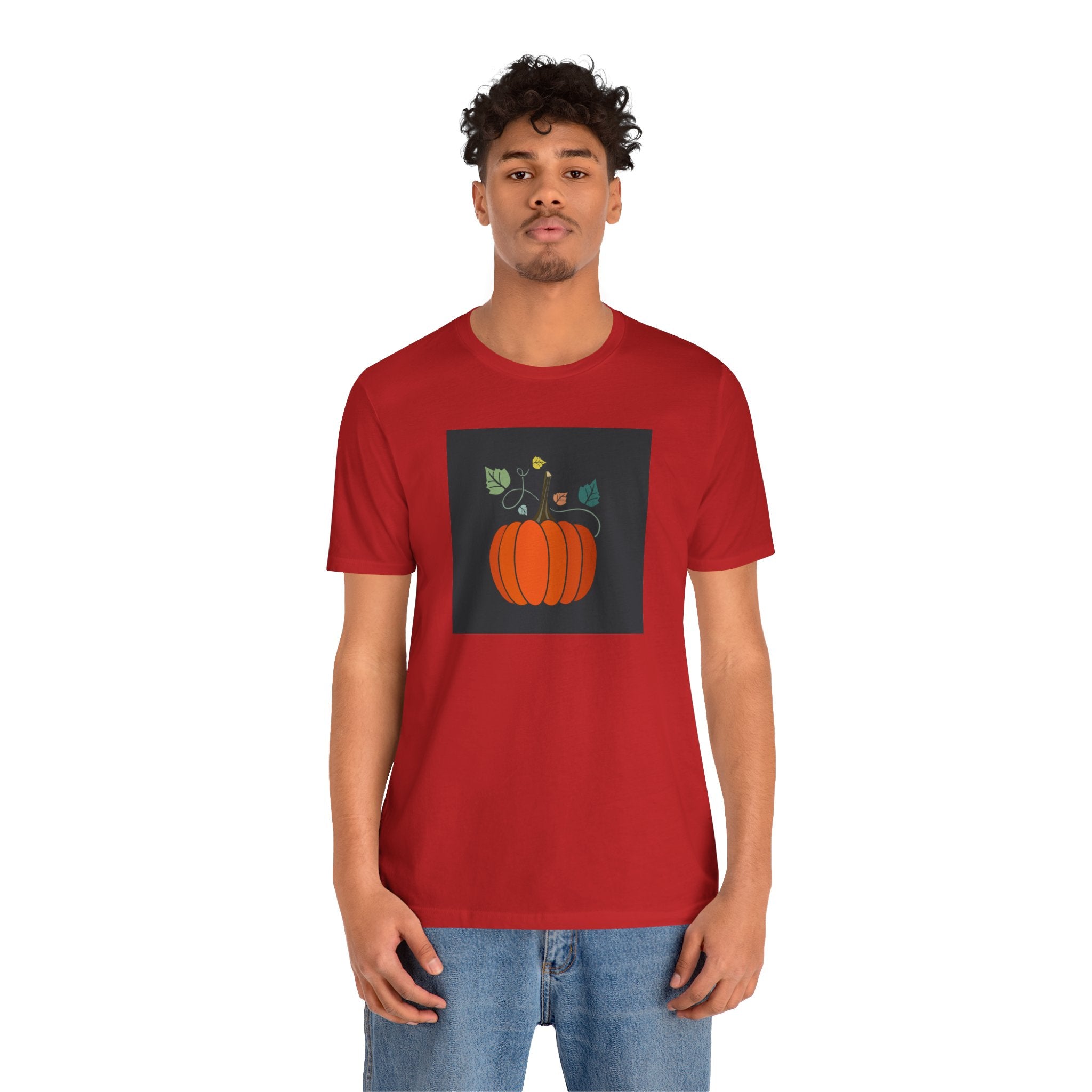 Pumpkin Illustration Tee — Autumn Pumpkin Graphic T-Shirt