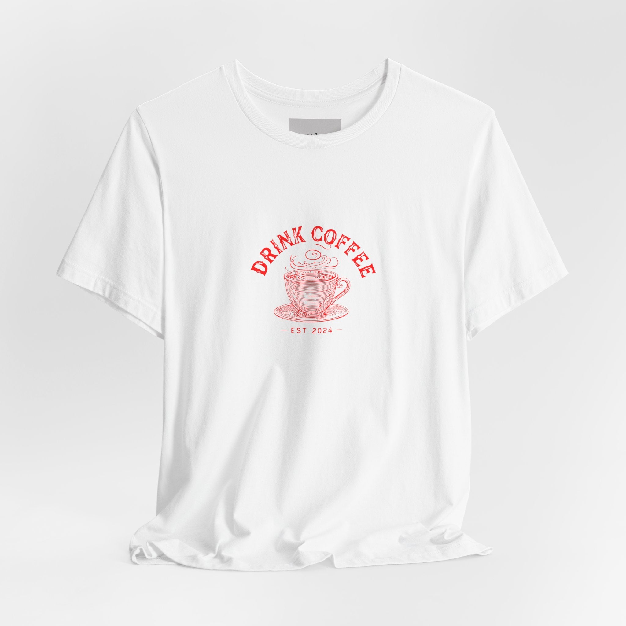 Coffee Lover Tee — "Drink Coffee" Vintage Cup Graphic T-Shirt