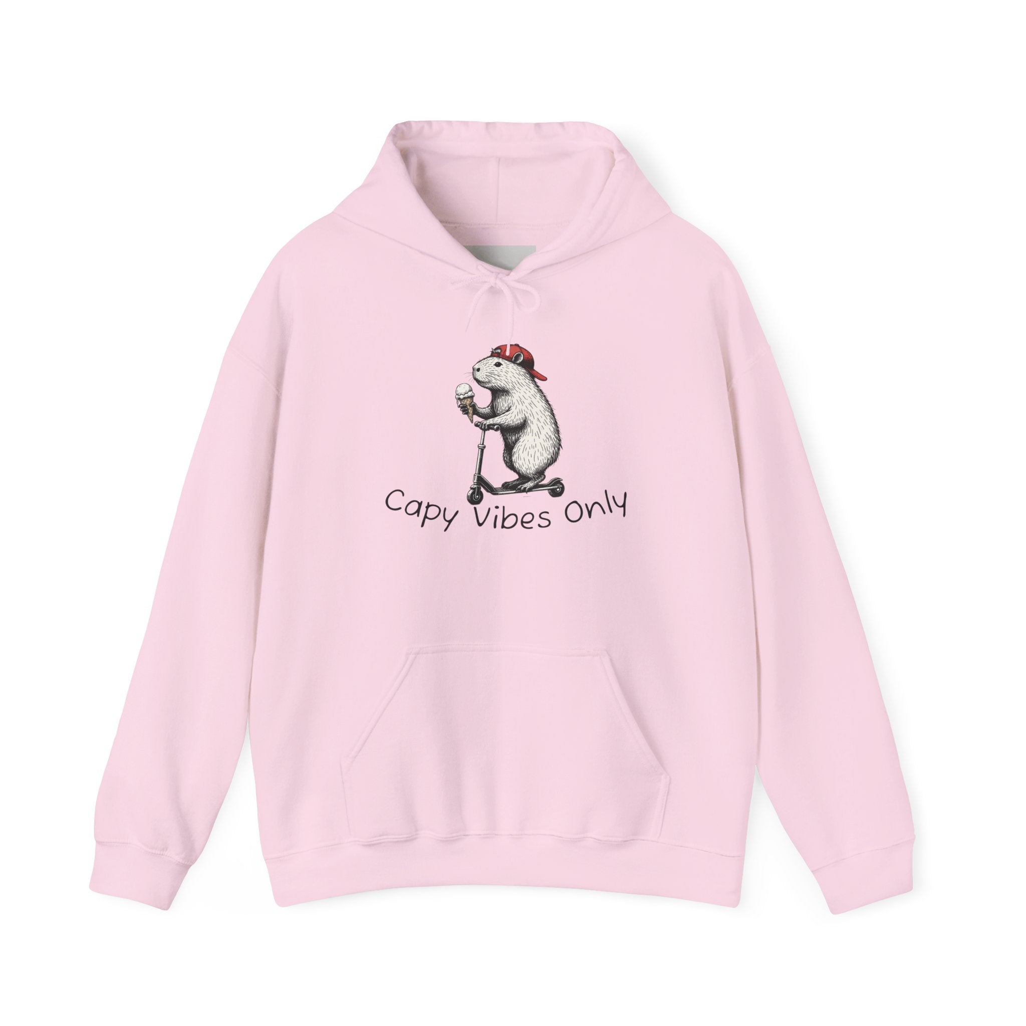 Capabury 'Cozy Vibes Only' Hoodie — Cute Polar Bear Illustration Sweatshirt