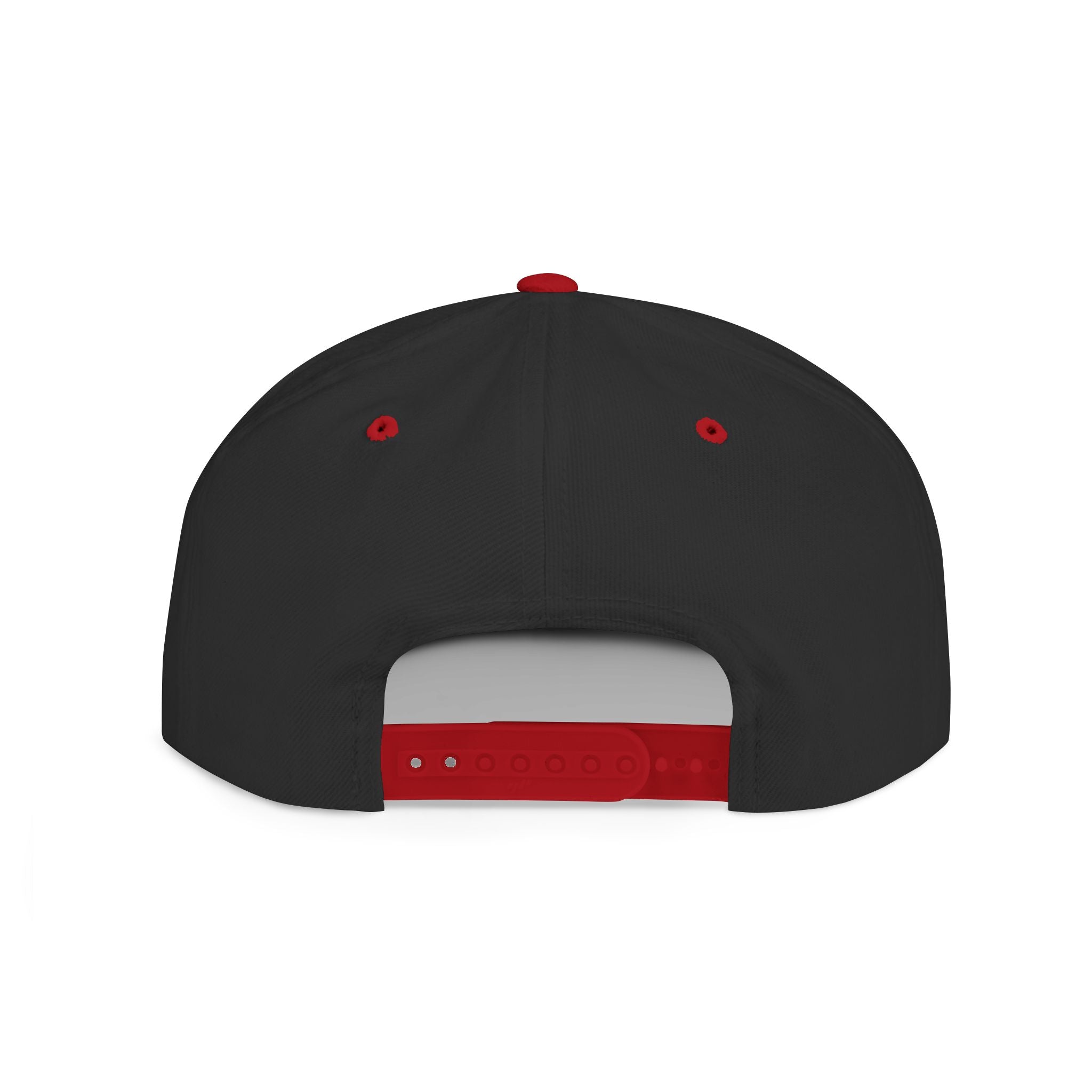 Snapback Hat — Retro Cosmic Basketball Graphic Flat Bill Cap