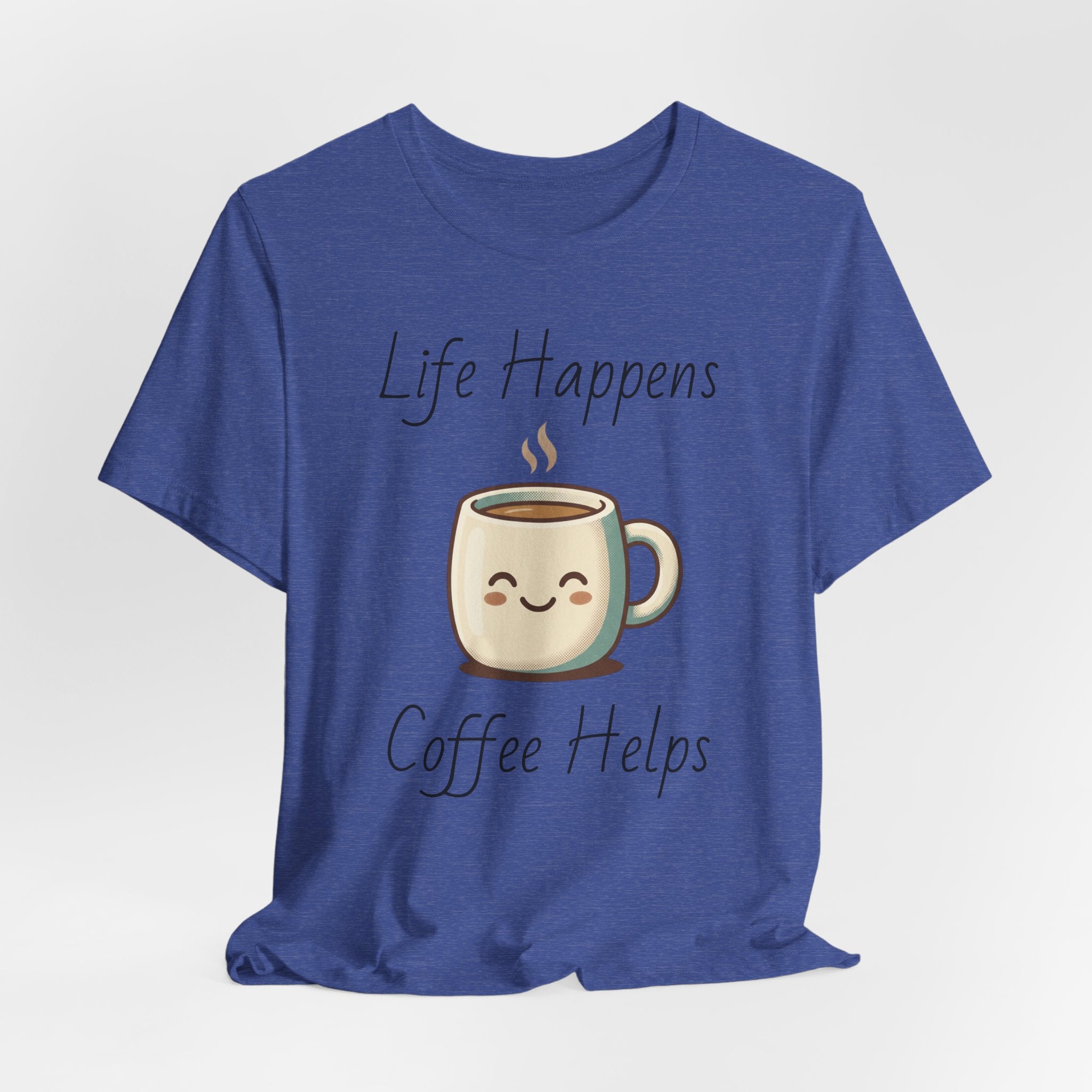 Coffee Cup Tee — Cute Steaming Coffee Graphic T-Shirt