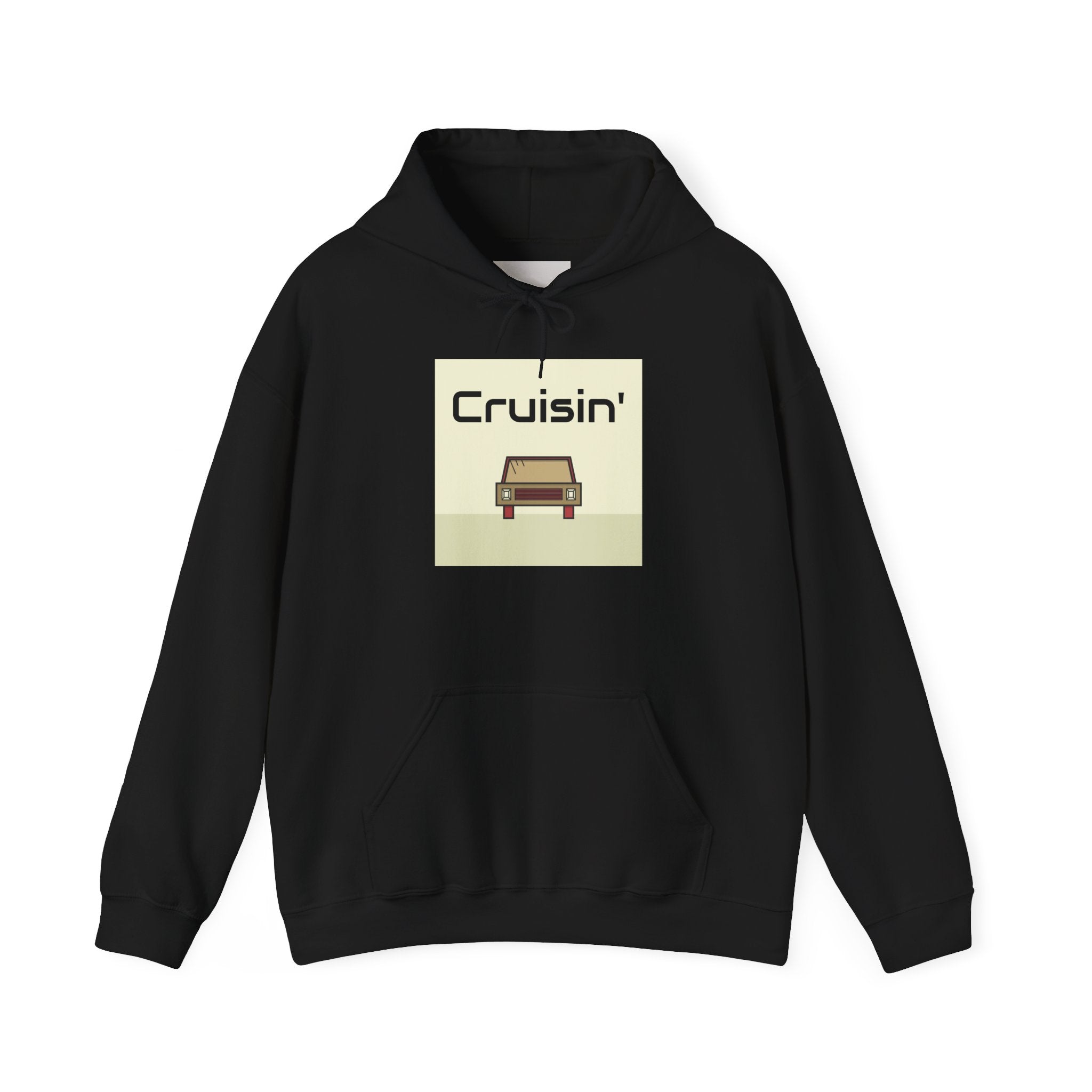 Cruisin' Retro Car Hoodie – Vintage Drive Graphic Sweatshirt