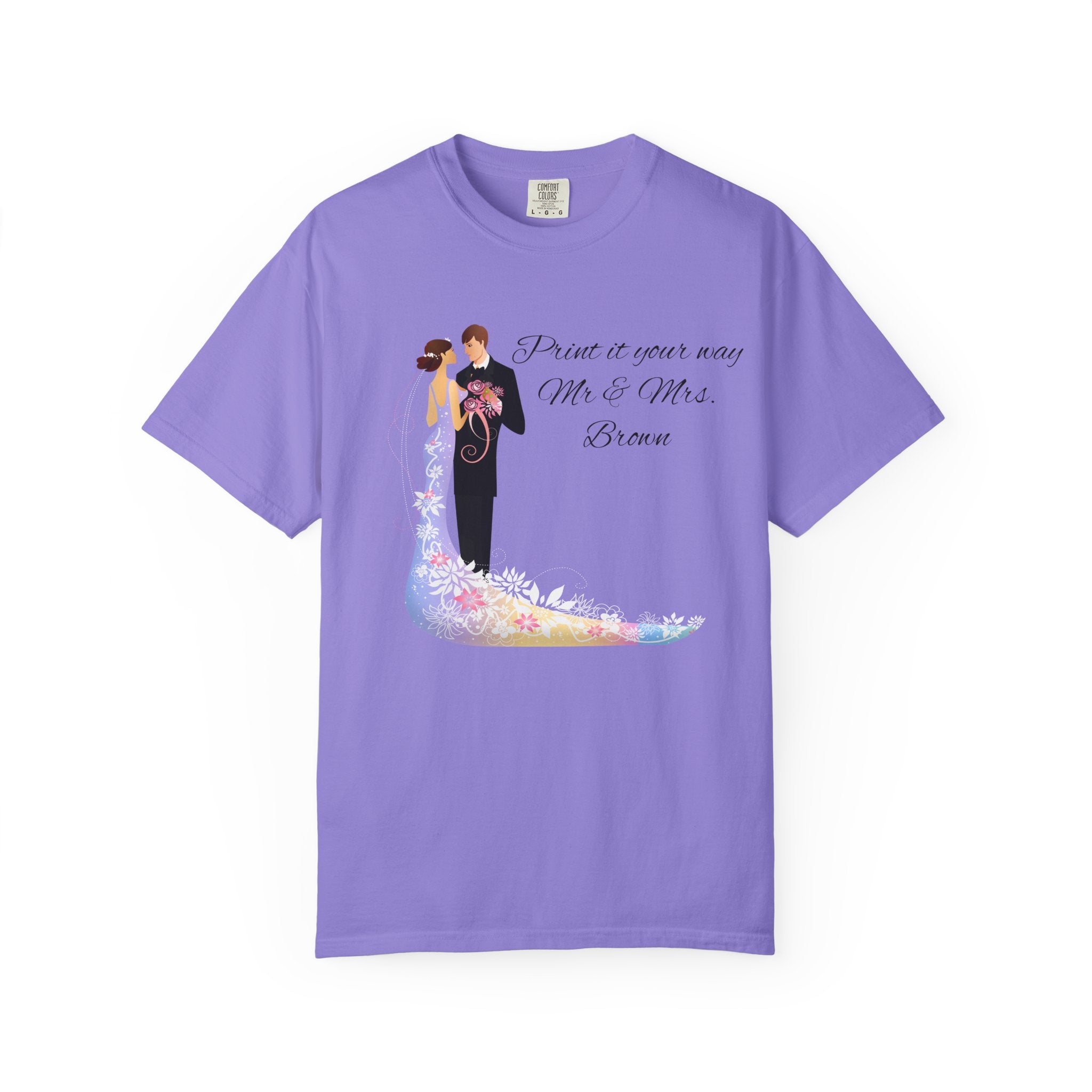 Wedding Couple T-Shirt — 'From This Moment Mr. & Mrs.' Bridal Tee