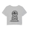 Mummy Wrap Cute Cartoon Women's Baby Tee — Adorable Halloween Tee