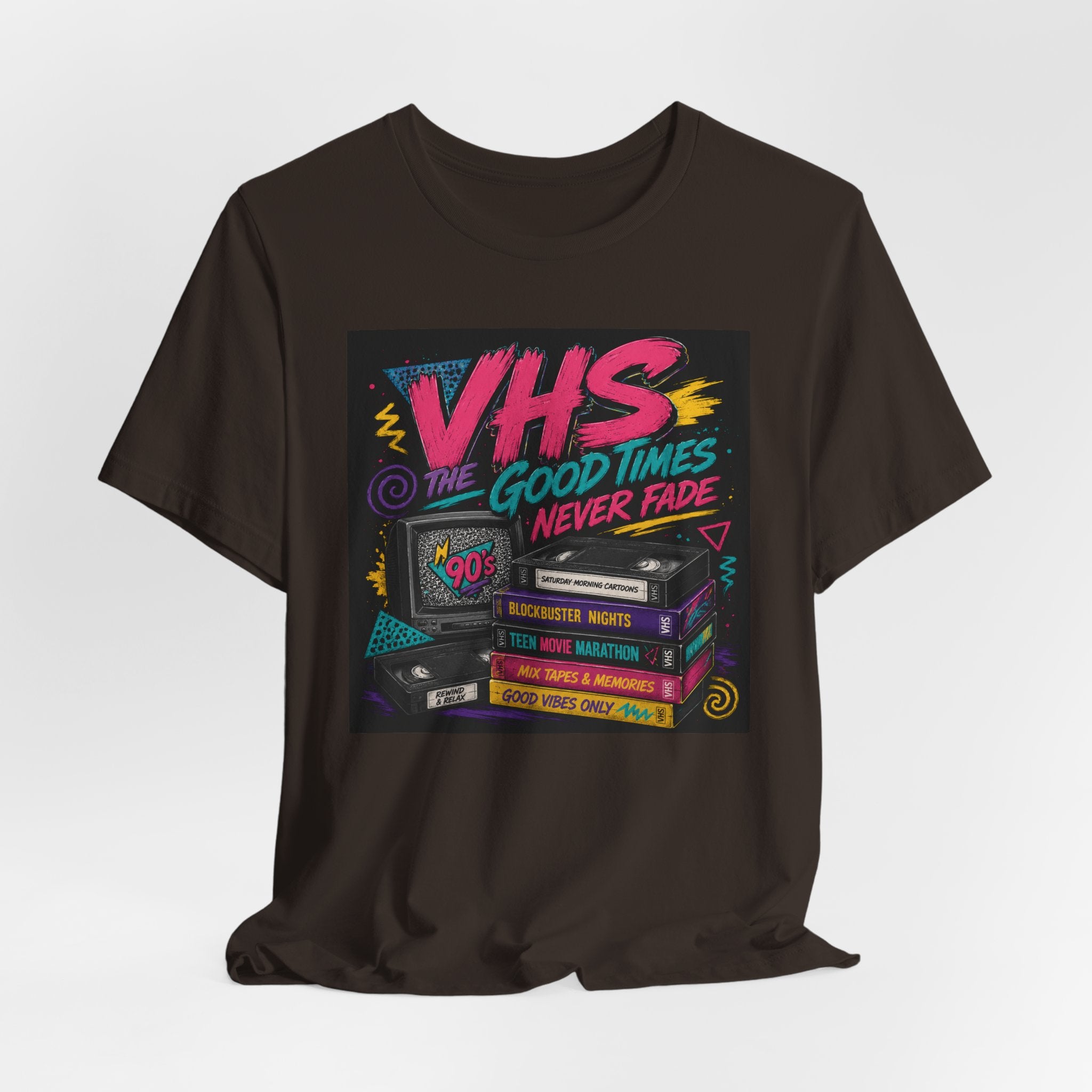 VHS The Good Times Never Fade T-Shirt — Retro 80s/90s Nostalgia Tee