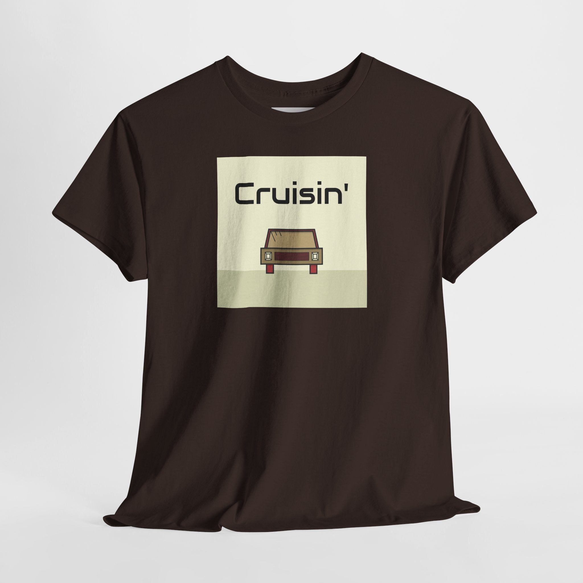 Cruisin' Vintage Car Tee — Retro Road Trip Graphic T-Shirt
