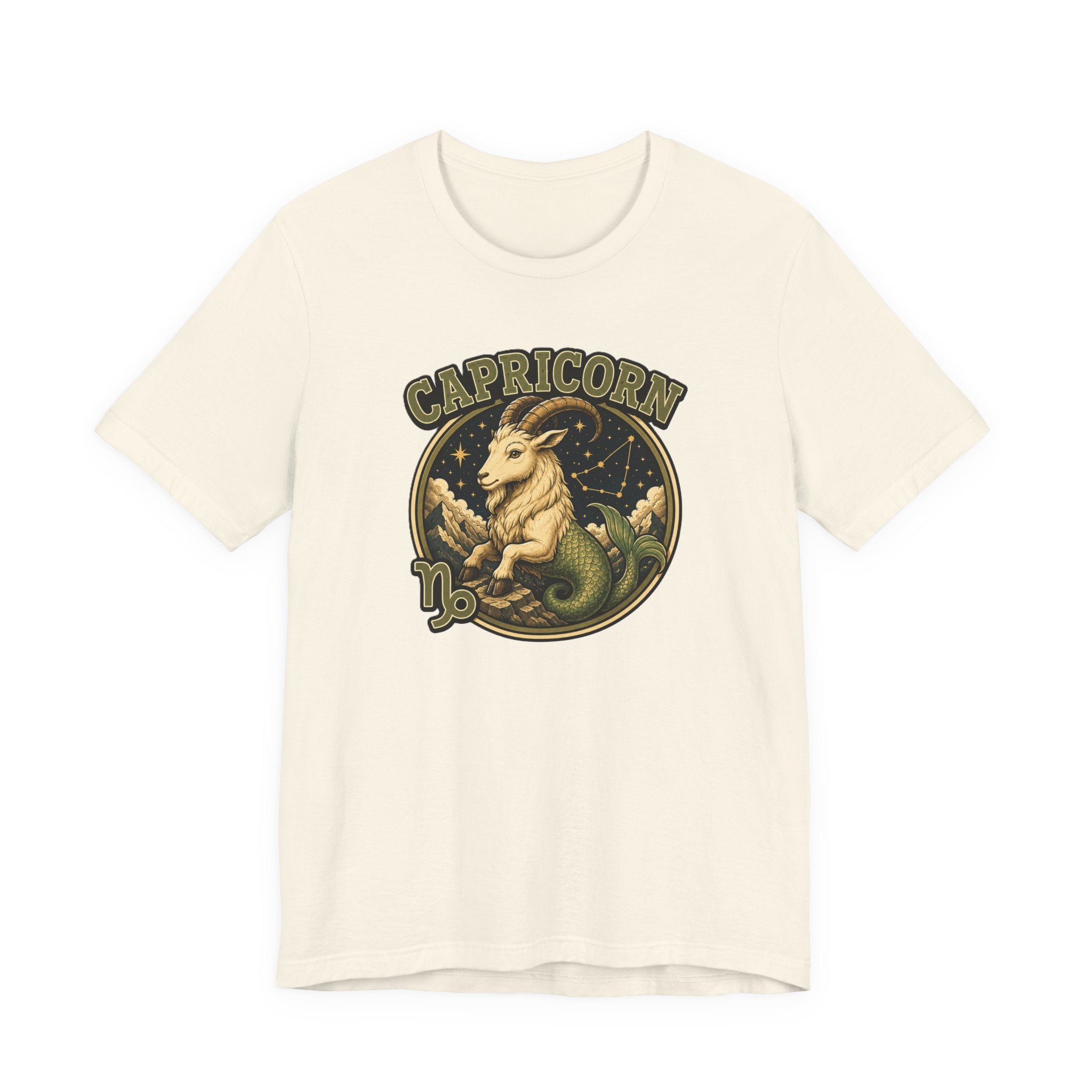 Capricorn Zodiac T‑Shirt – Vintage Goat Astrology Tee