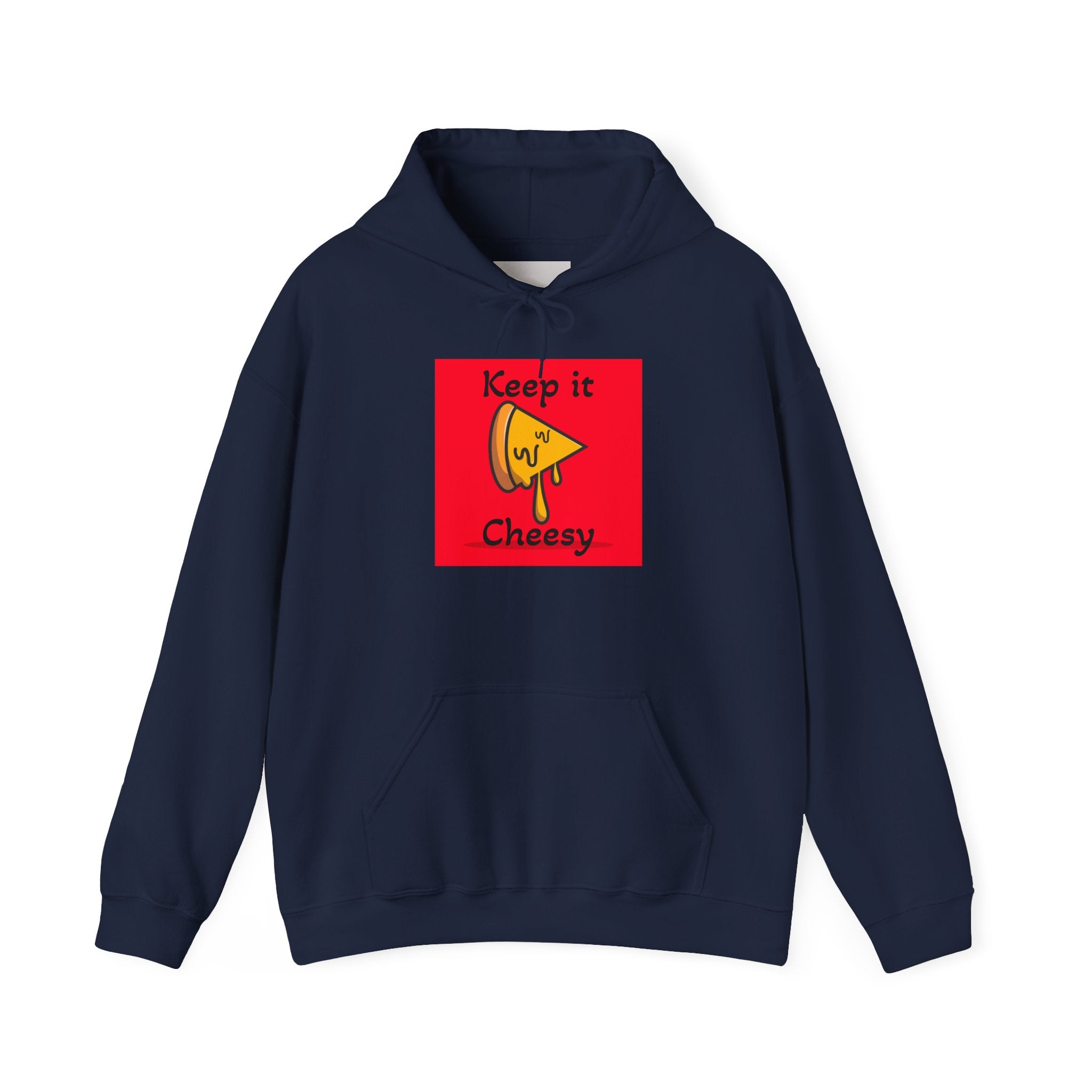 Keep It Cheesy Hoodie — Cute Melting Cheese Graphic Pullover