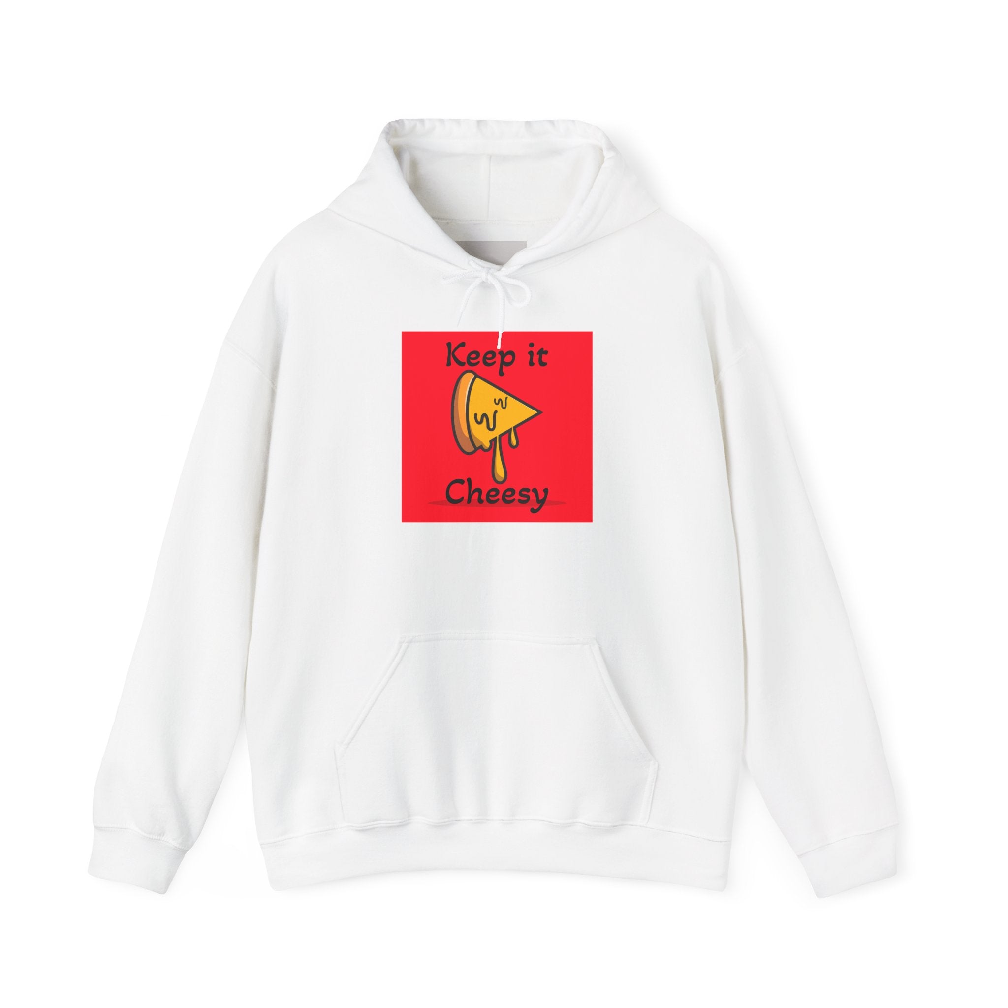 Keep It Cheesy Hoodie — Cute Melting Cheese Graphic Pullover