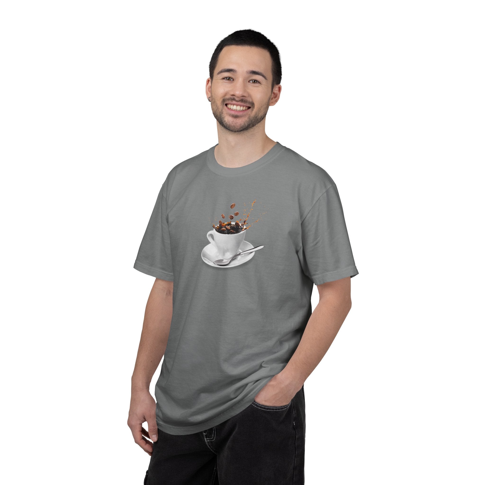 Coffee Splash T-Shirt — Espresso Cup Splash Graphic Tee