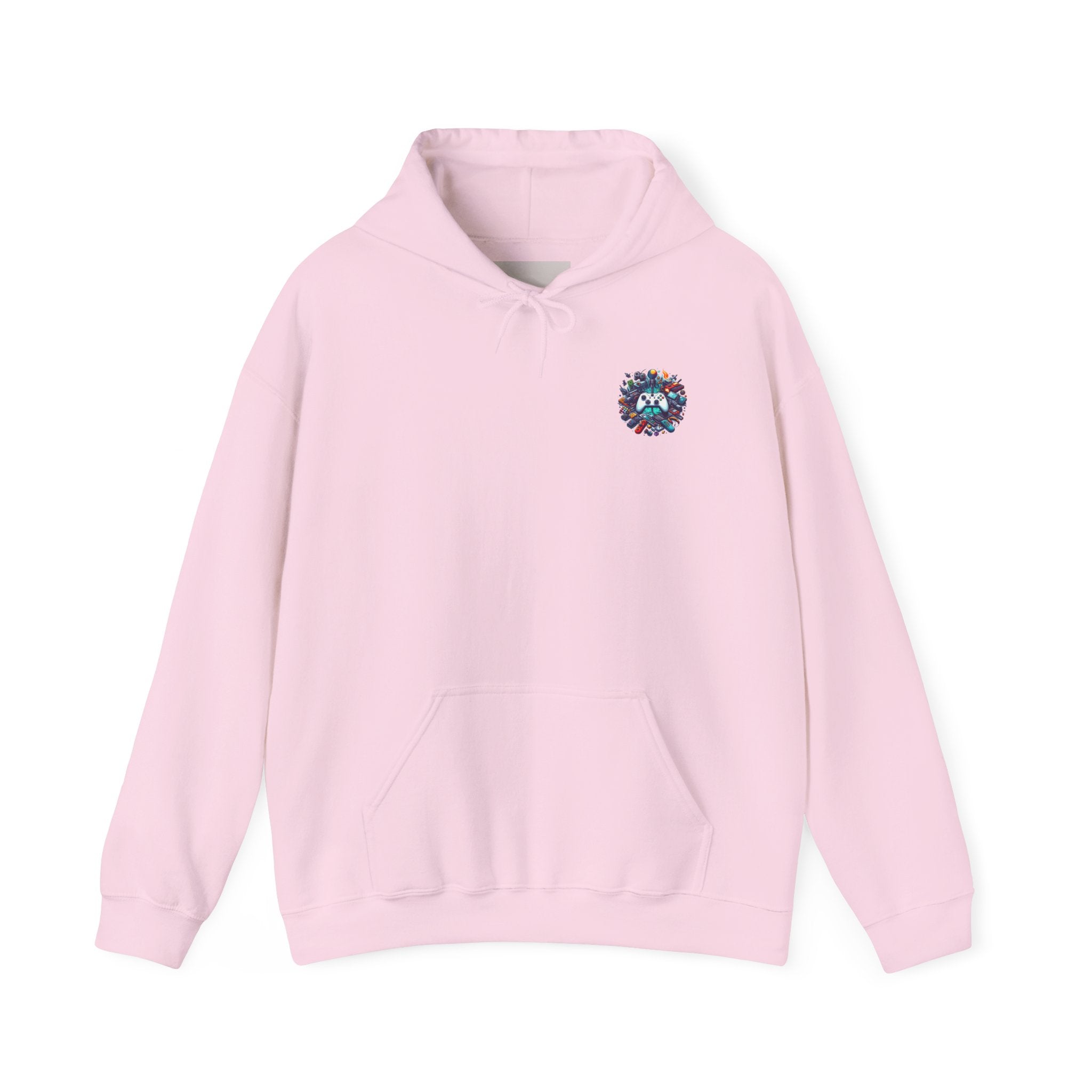 Gamer Gear Hoodie — Retro Controller & Console Icons Graphic
