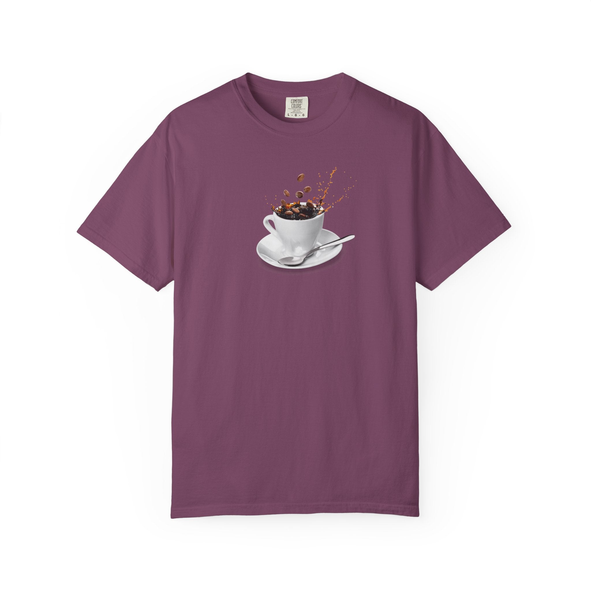 Coffee Splash T-Shirt — Espresso Cup Splash Graphic Tee