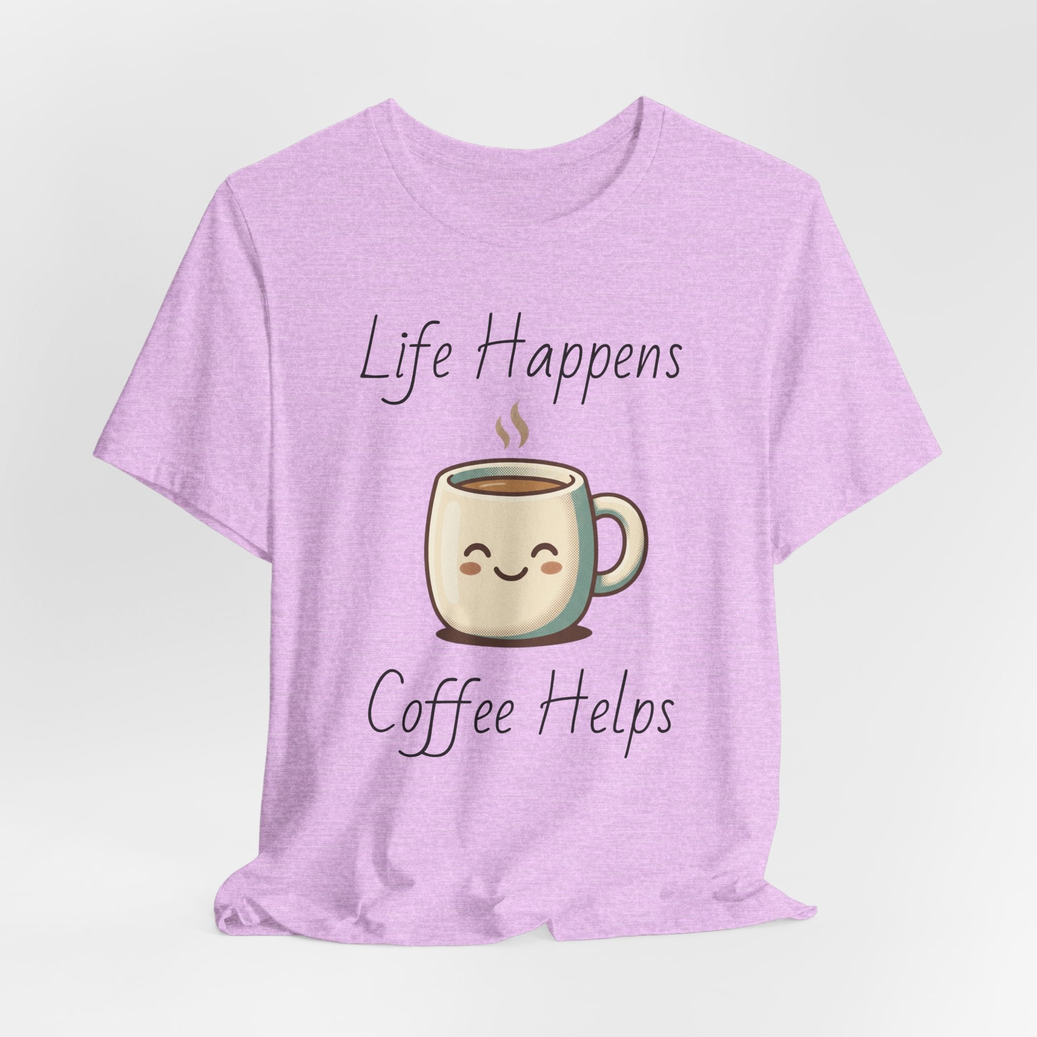 Coffee Cup Tee — Cute Steaming Coffee Graphic T-Shirt